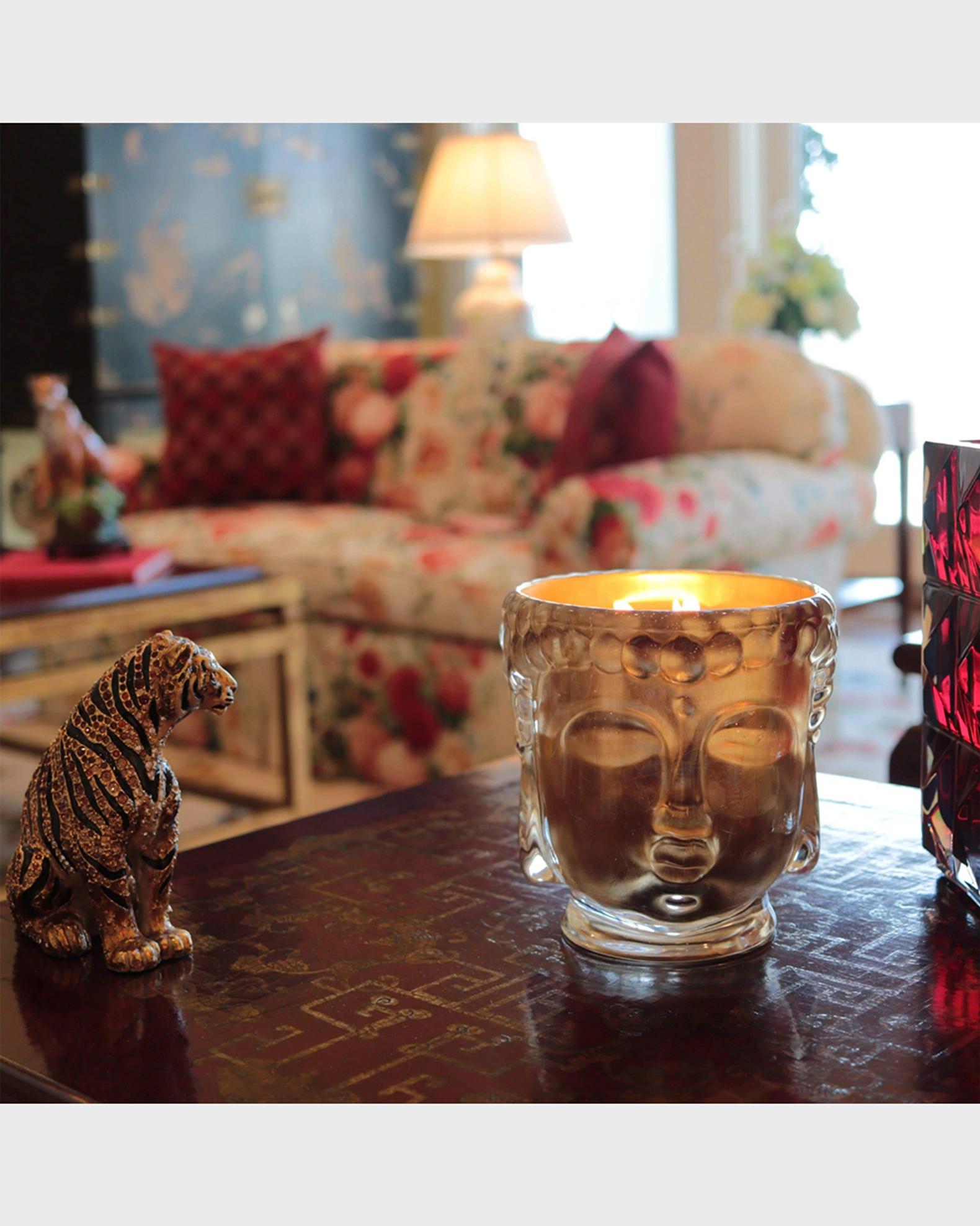 Thompson Ferrier 40 oz Croesus Golden Buddha Candle | Neiman Marcus