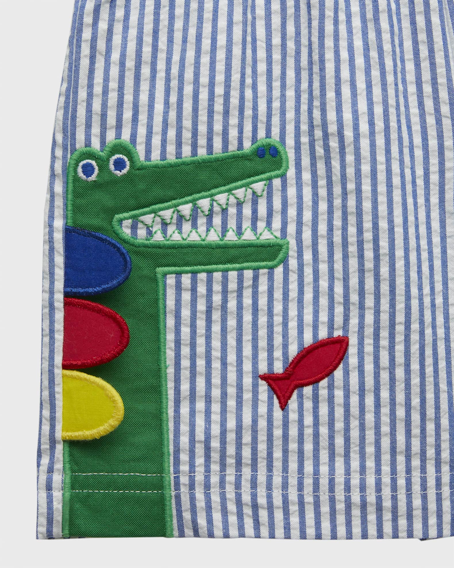 Seersucker Swim Trunk With Octopus main image 0
