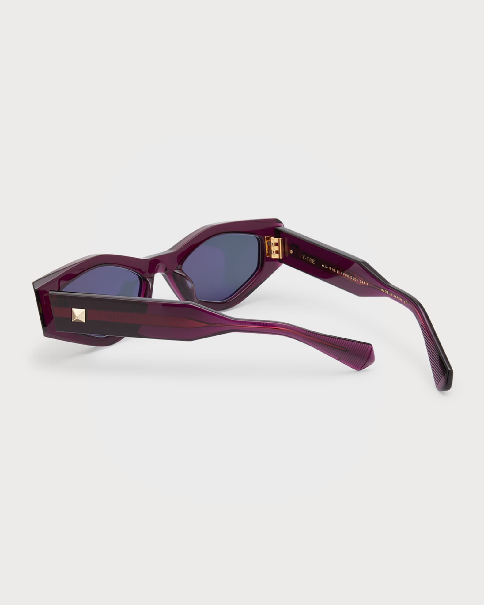 Tre Acetate & Titanium Cat-Eye Sunglasses  1