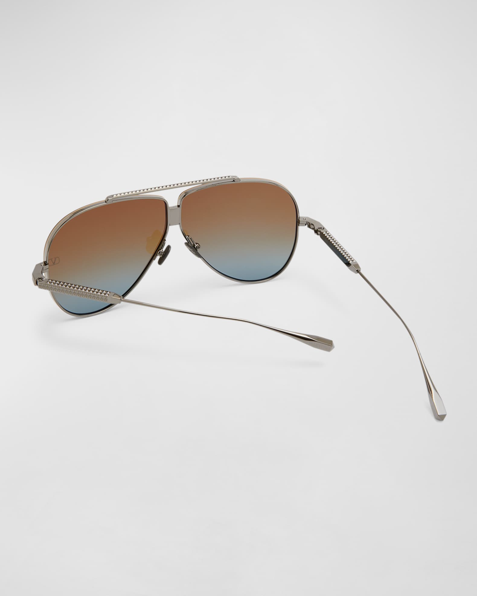 Men's XVI Double Bridge Aviator Sunglasses 1