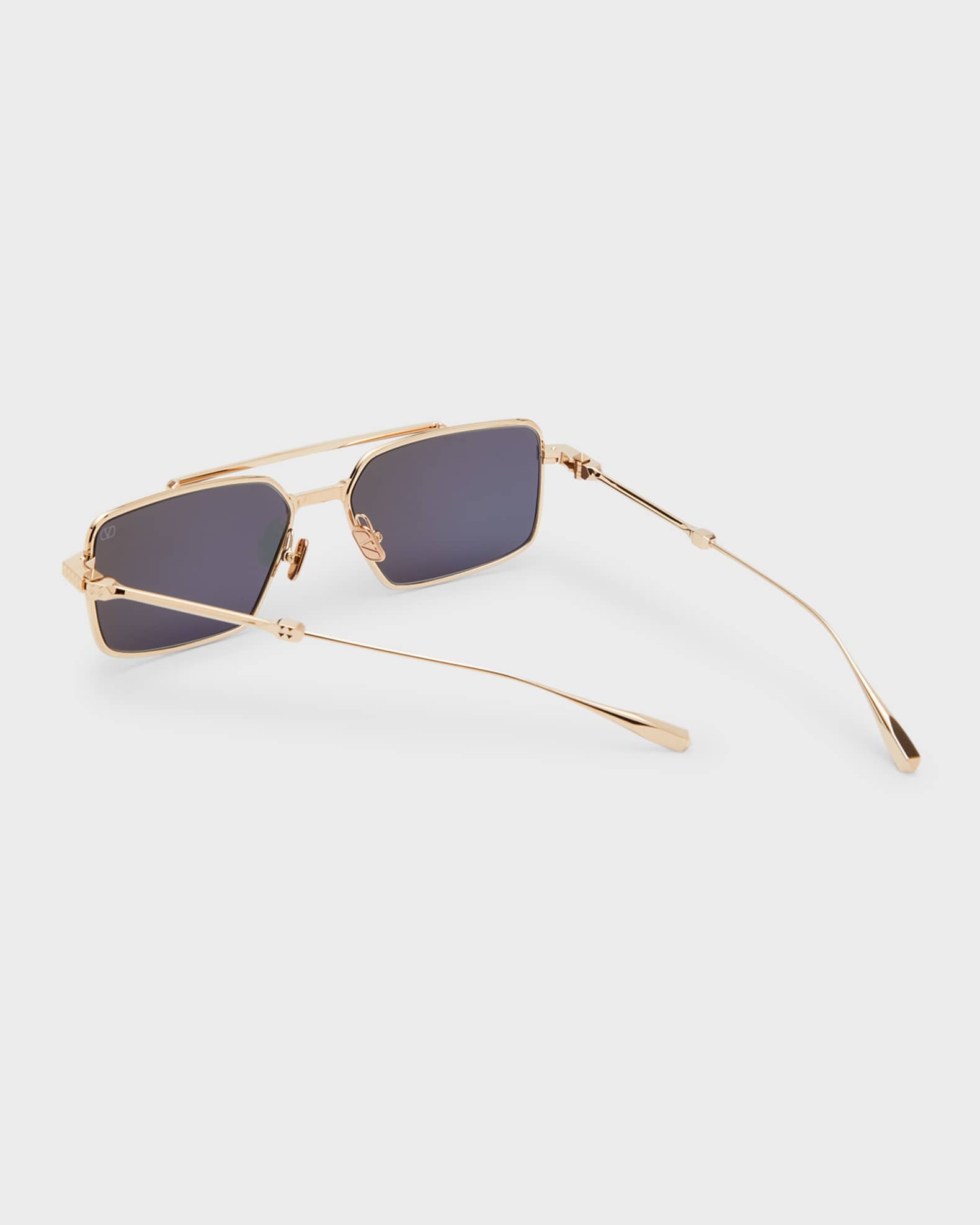 サングラス VALENTINO GARAVANI VLS178C57 Sunglasses Valentino Garavani - V-Goldcut Cat Eye Sunglasses in Black