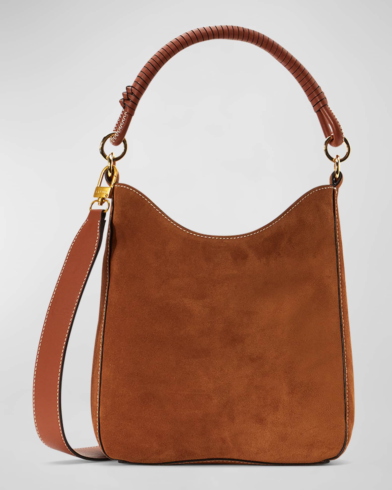 Staud Mel Leather Hobo Shoulder Bag Neiman Marcus