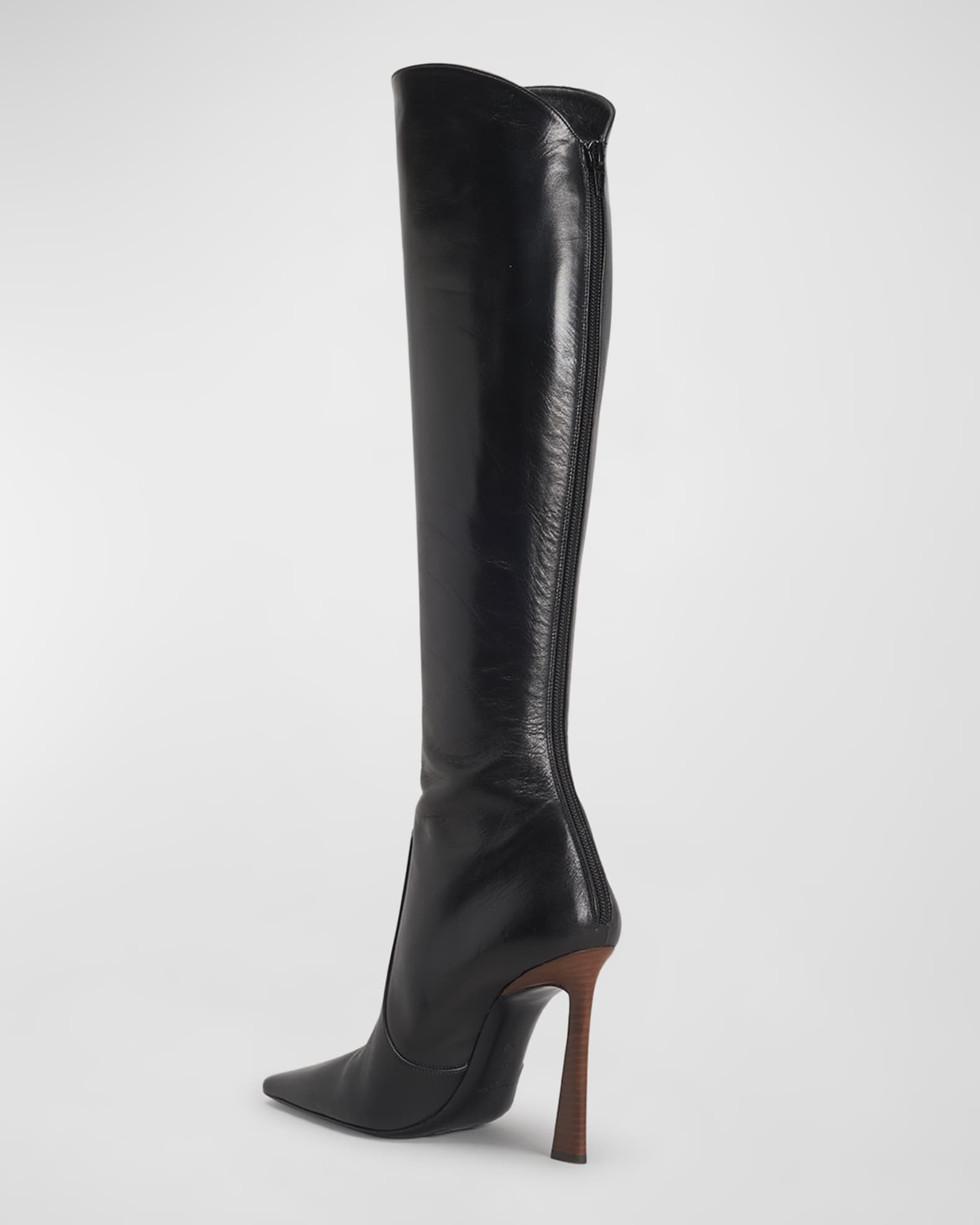 Saint Laurent Tom Leather Knee Boots | Neiman Marcus