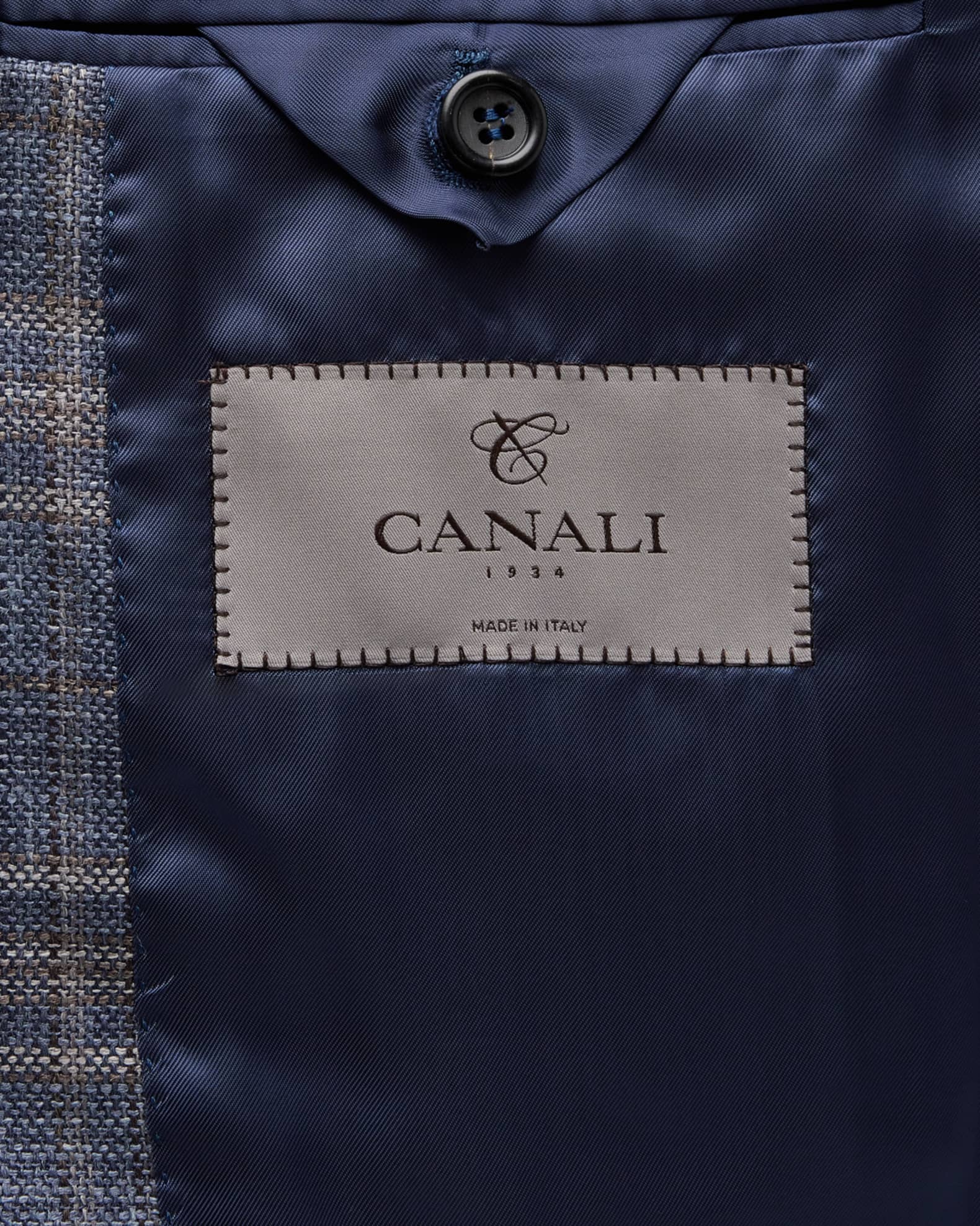 Canali Men's Plaid Sport Coat | Neiman Marcus