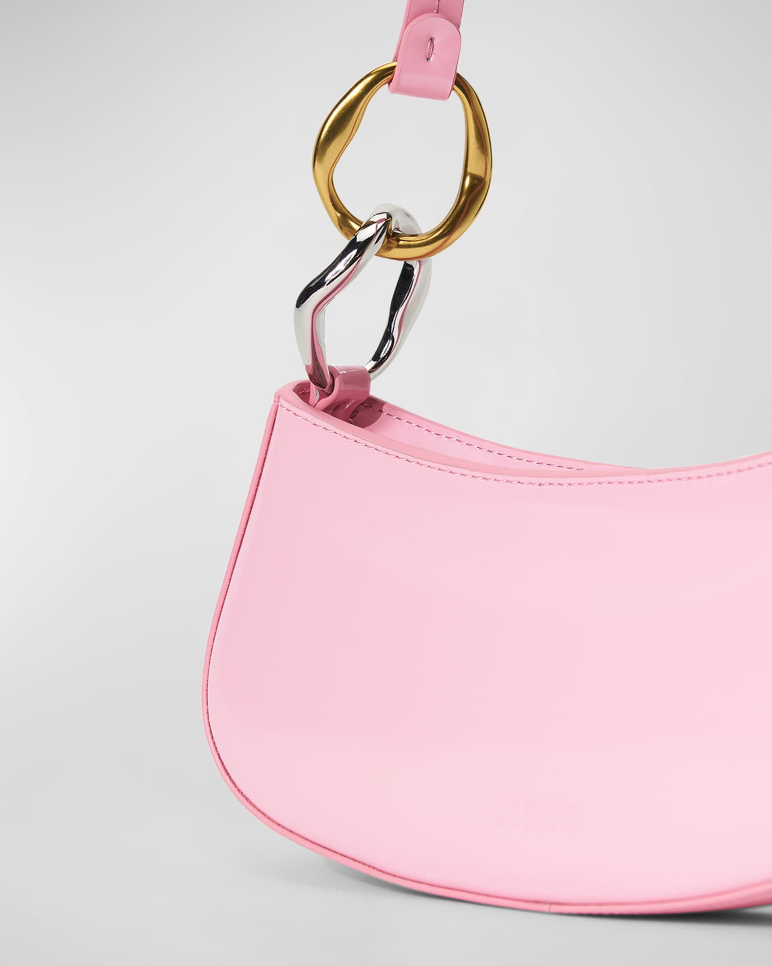 STAUD Ollie Zip Leather Shoulder Bag | Neiman Marcus