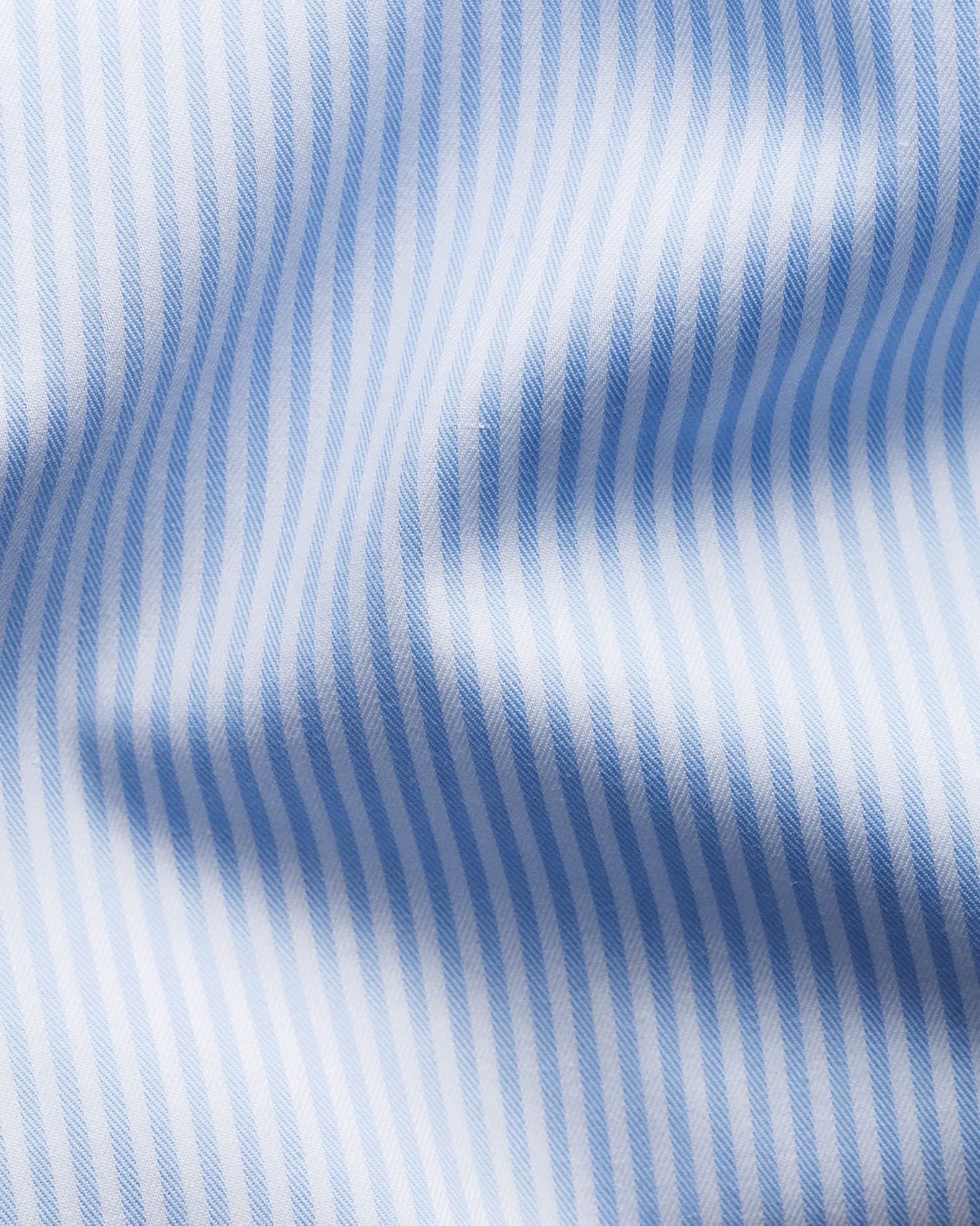 Men's Contemporary Fit Cotton Stripe Dress Shirt 1