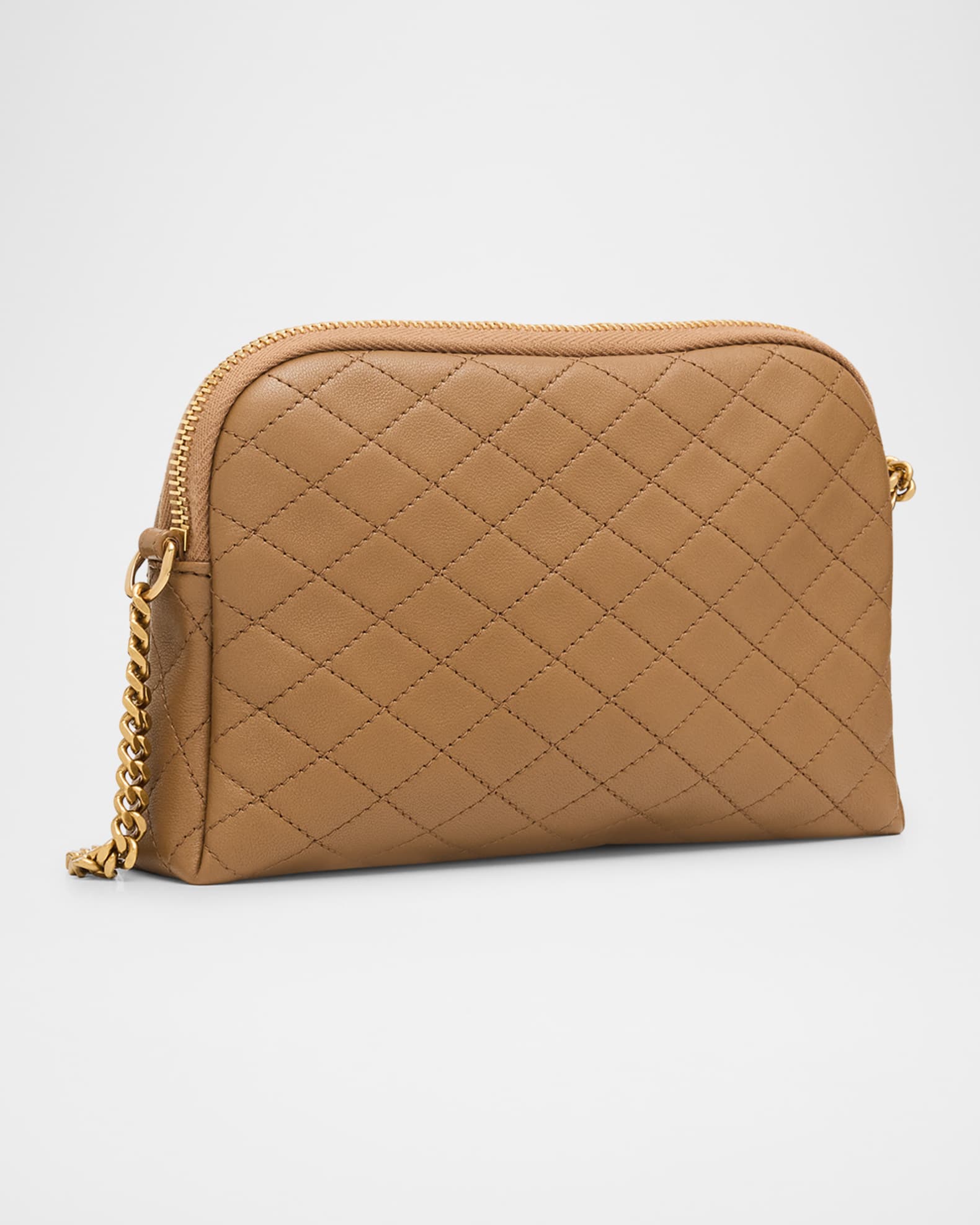 Saint Laurent Gaby Mini YSL Crossbody Bag in Quilted Leather
