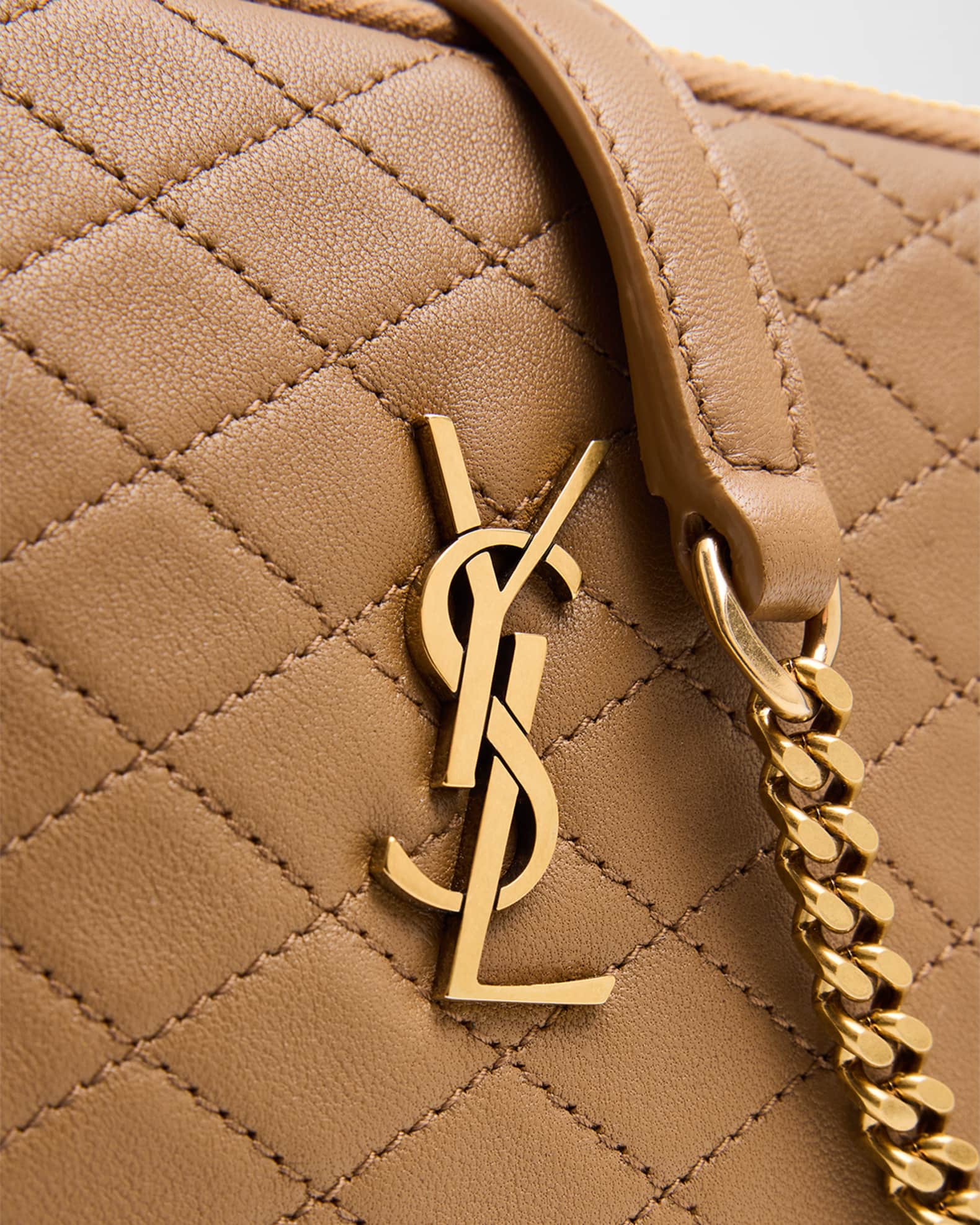 ショルダーバッグ・ポシェット Saint Laurent Vanity Gaby Quilted Leather Crossbody Bag SAINT LAURENT Gaby Vanity mini quilted leather shoulder bag