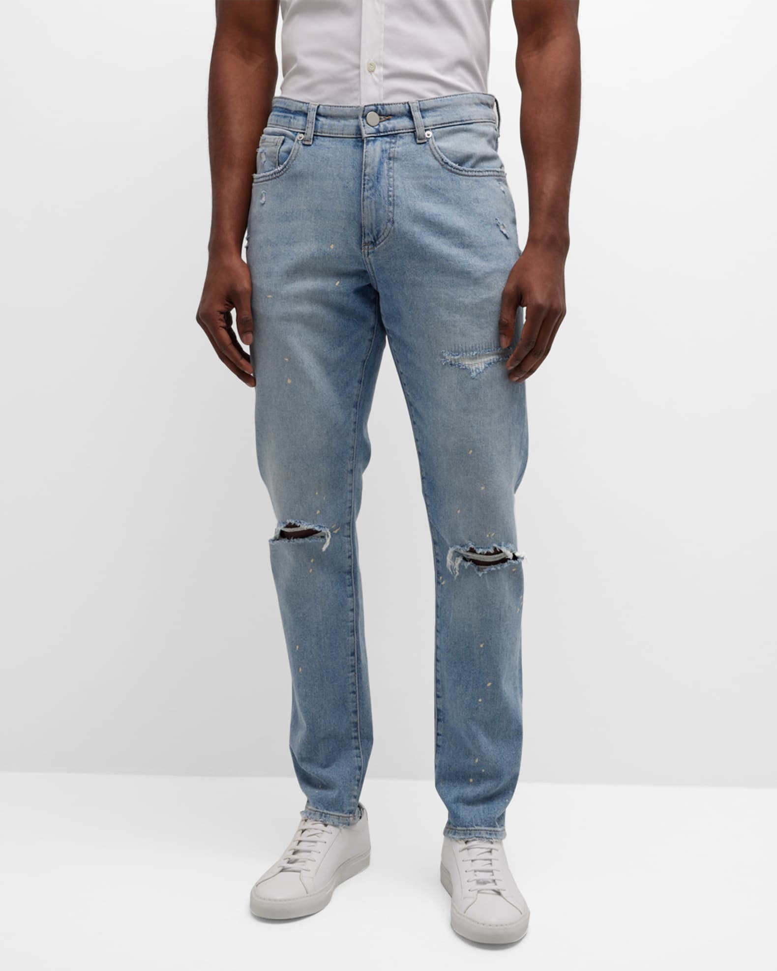 DL1961 Men's Theo Relaxed Tapered Jeans | Neiman Marcus