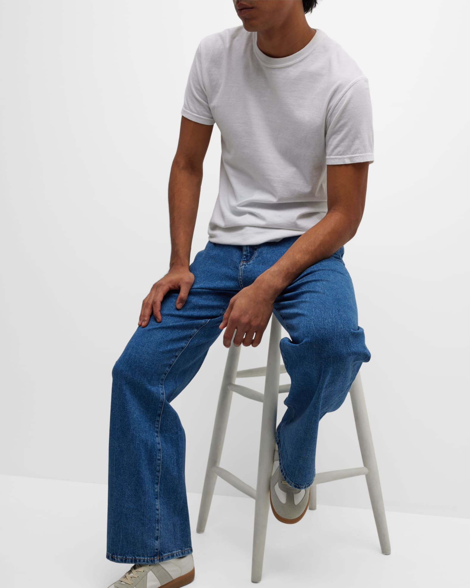 DL1961 Men's Glen Wide-Leg Jeans | Neiman Marcus