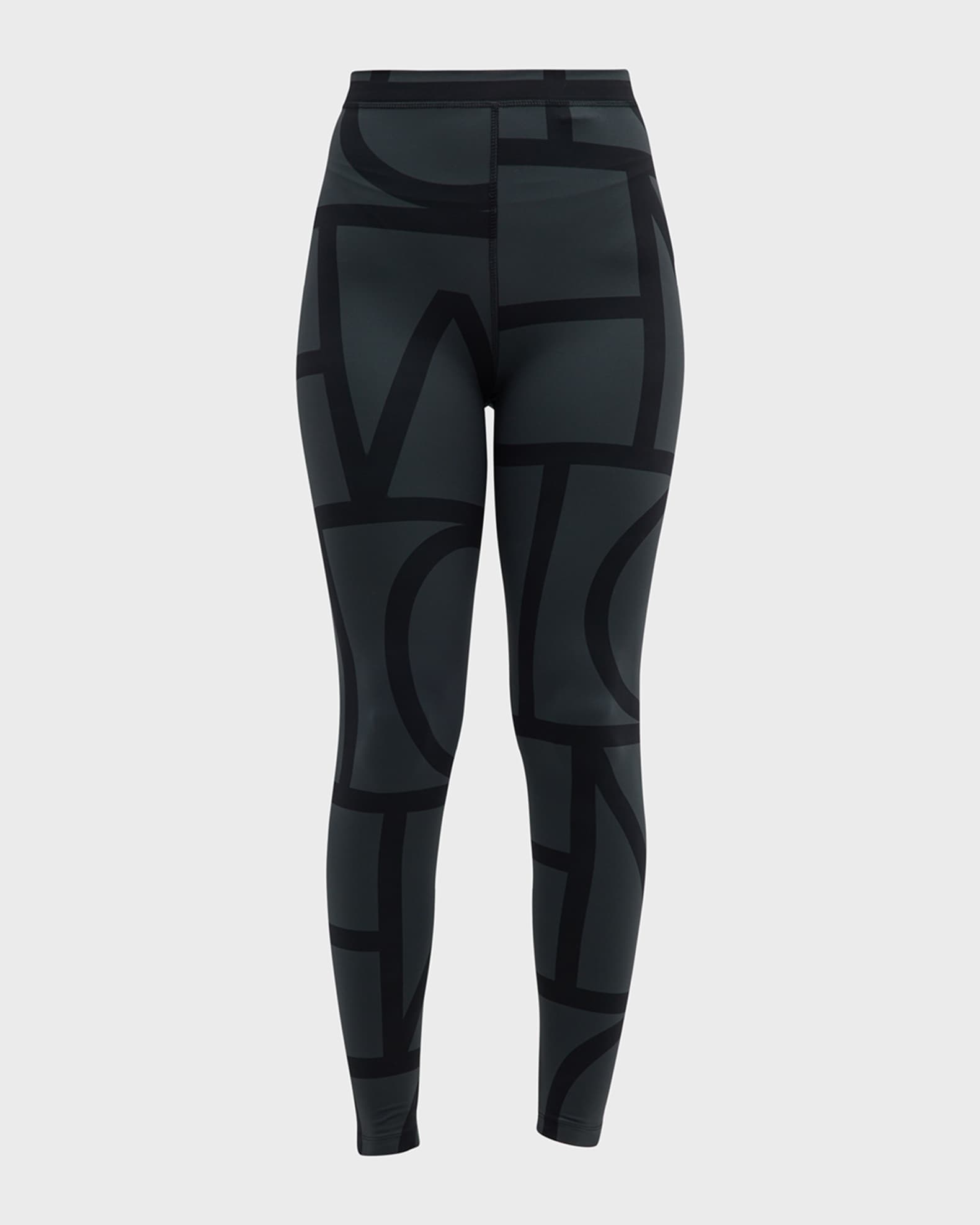 TOTEME high-waisted Monogram Leggings - Farfetch