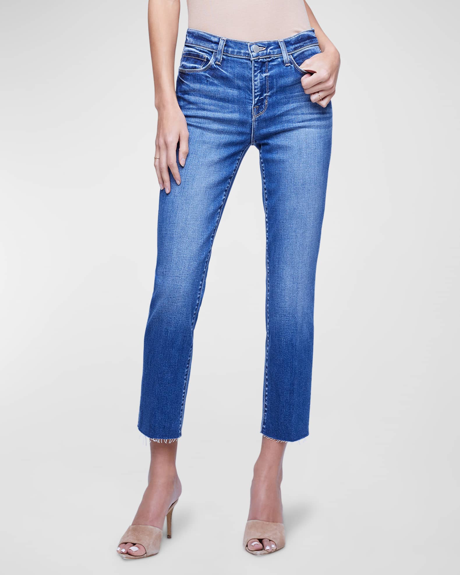 Sada High Rise Cropped Slim Jean main image 0