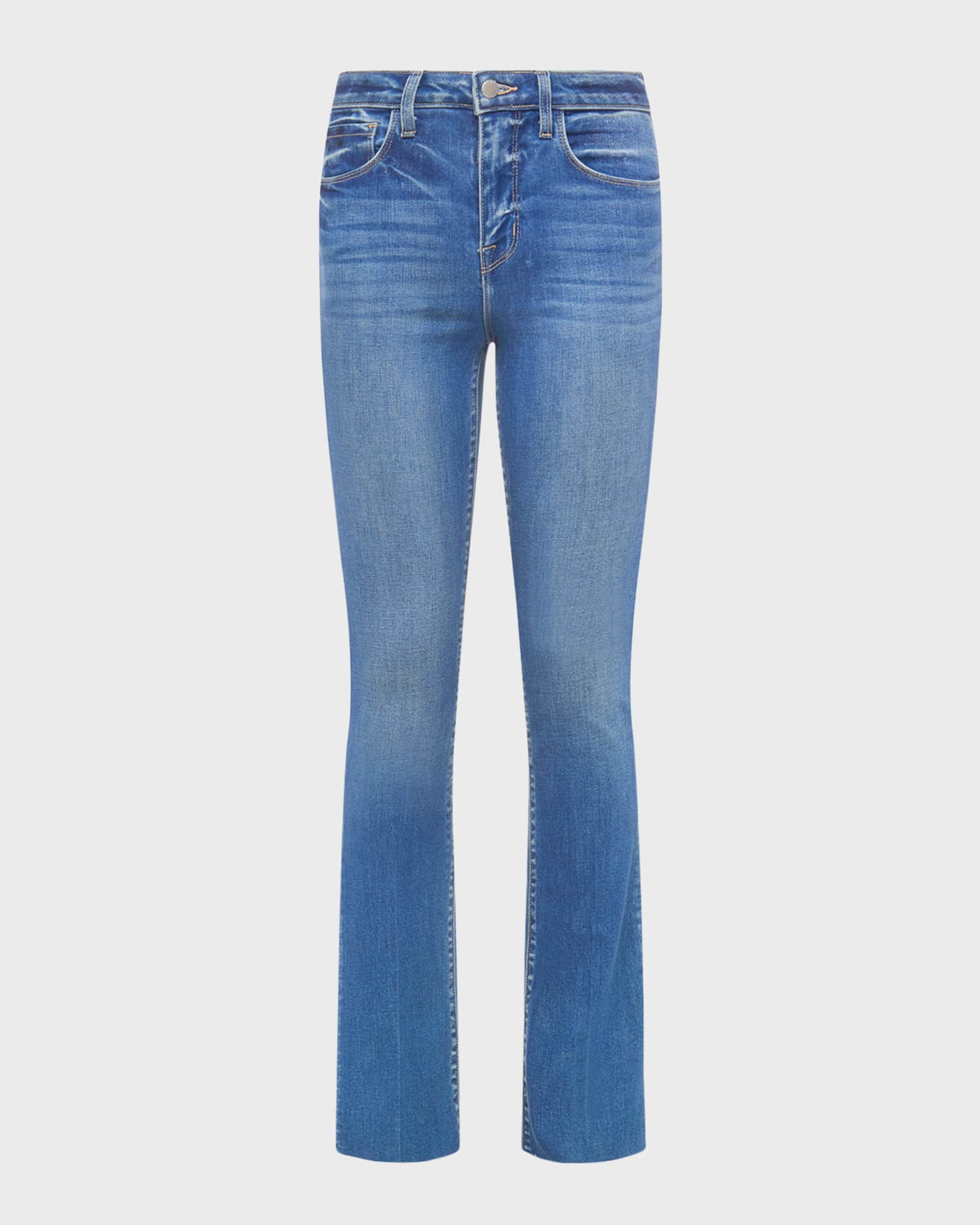 L #39 Agence Ruth High Rise Straight Jeans Neiman Marcus