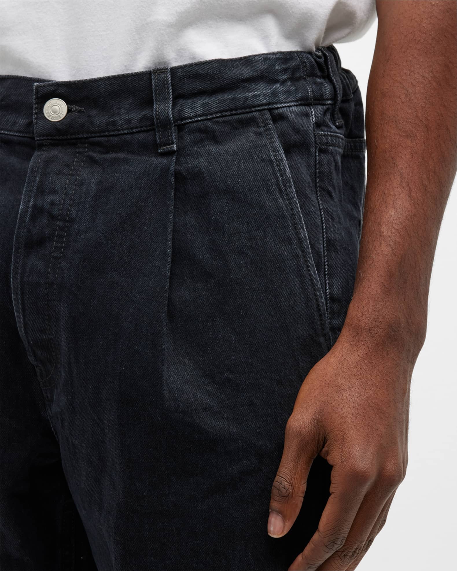 le PERE Men's Pleated Jeans les Jours Neiman Marcus