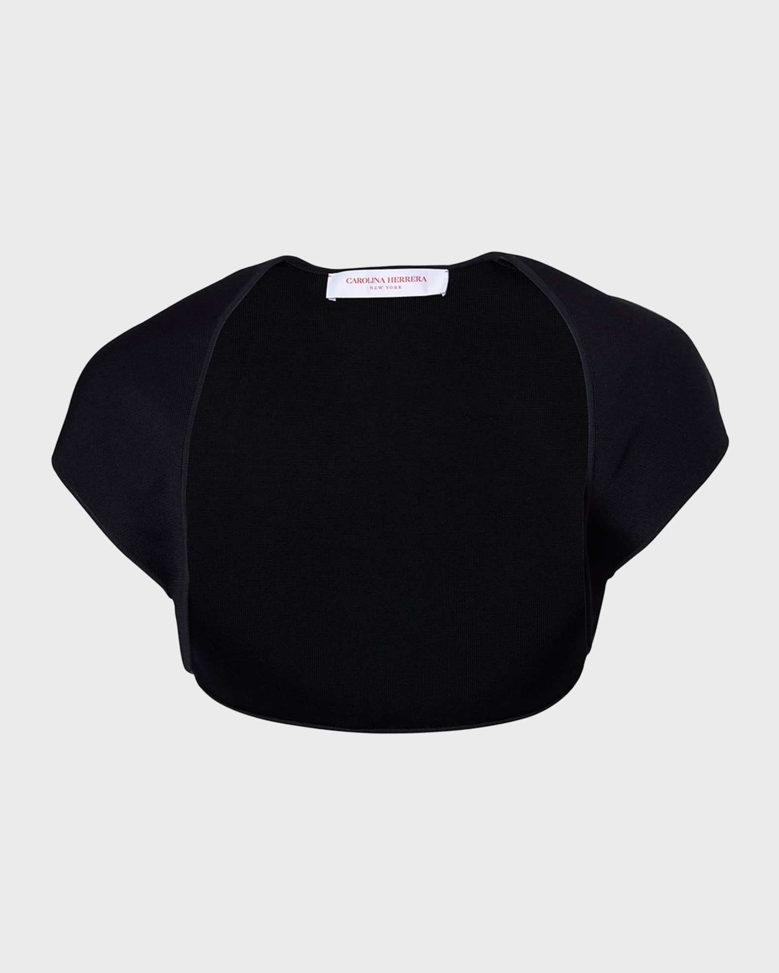 Carolina Herrera Cap-Sleeve Shrug | Neiman Marcus
