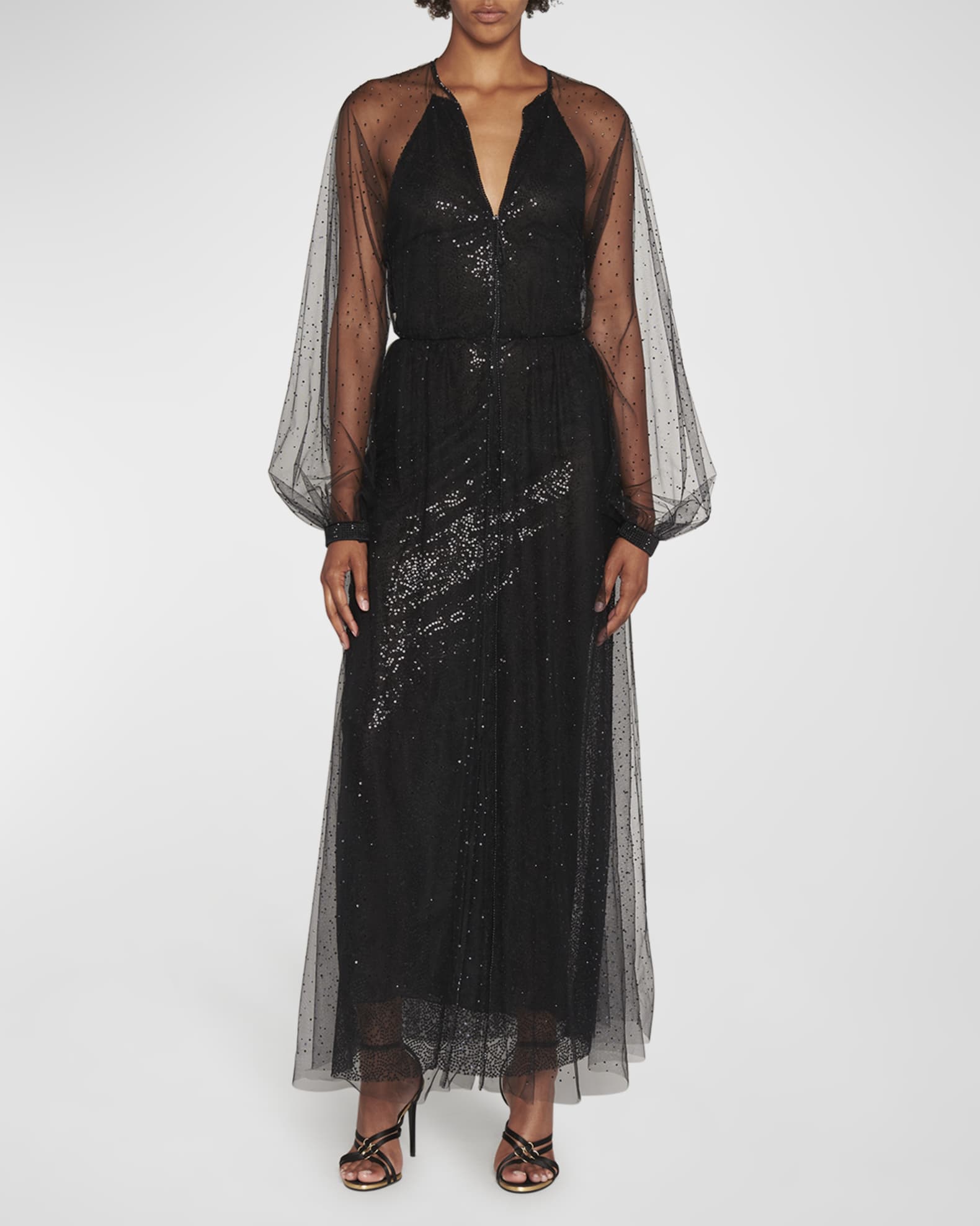 ワンピース GIORGIO ARMANI LONG SILK DRESS 27755412_57524856_600.jpg