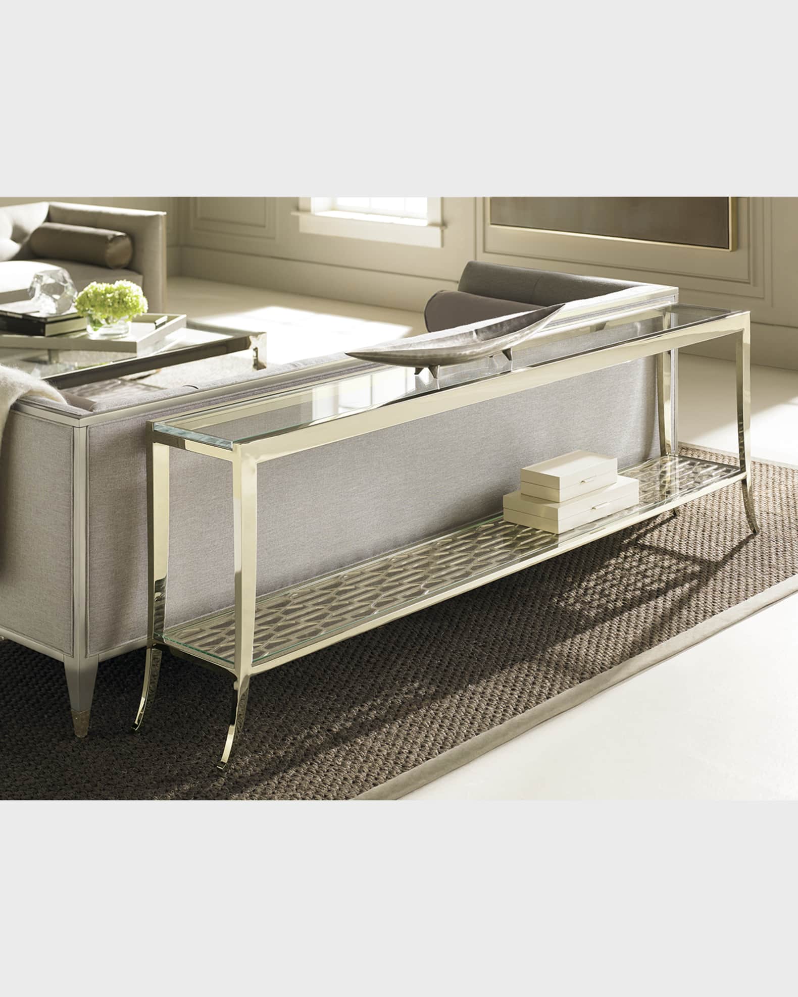 Caracole In A Holding Pattern Console Table | Neiman Marcus