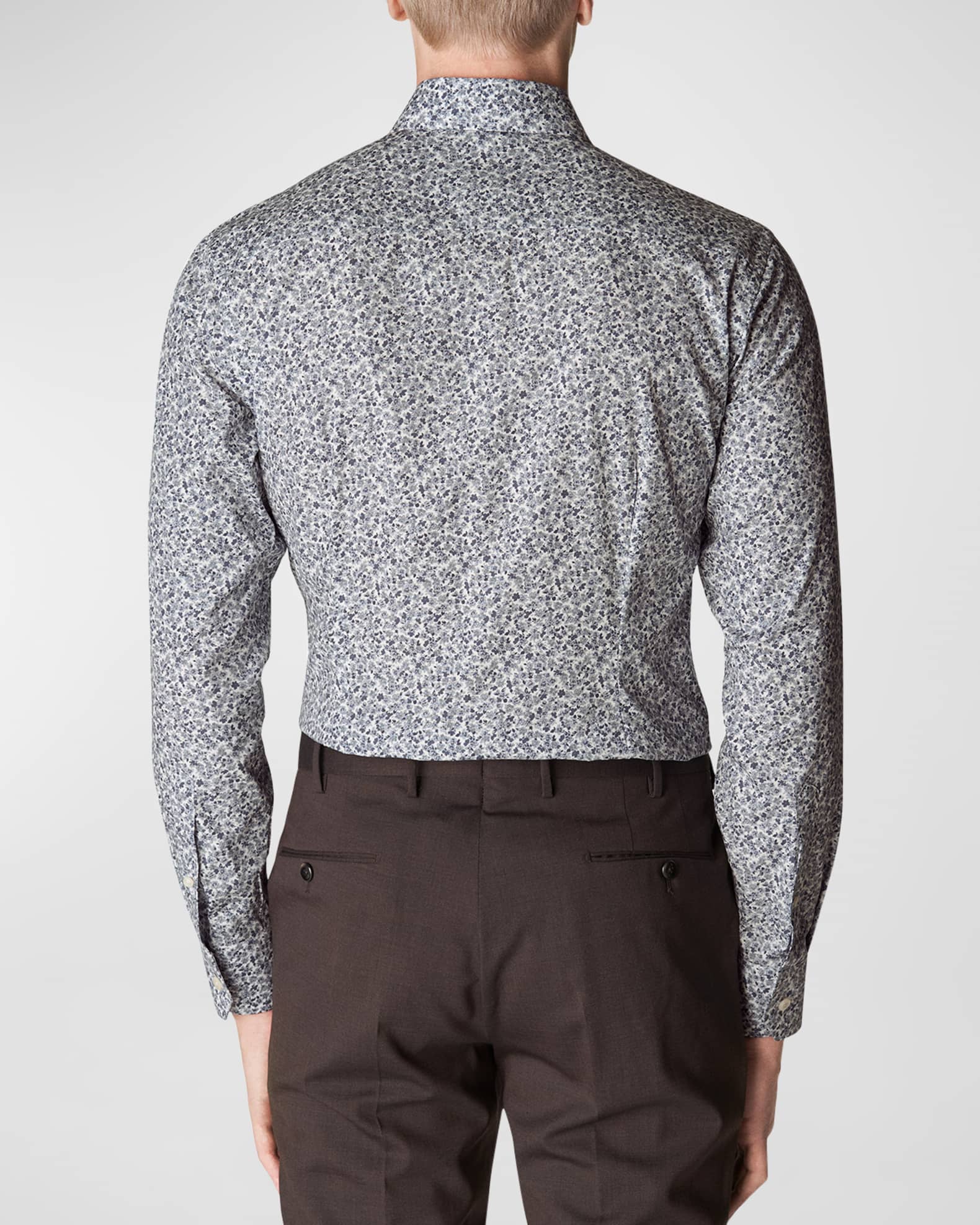 Eton Men's SlimFit Floral Dress Shirt Neiman Marcus