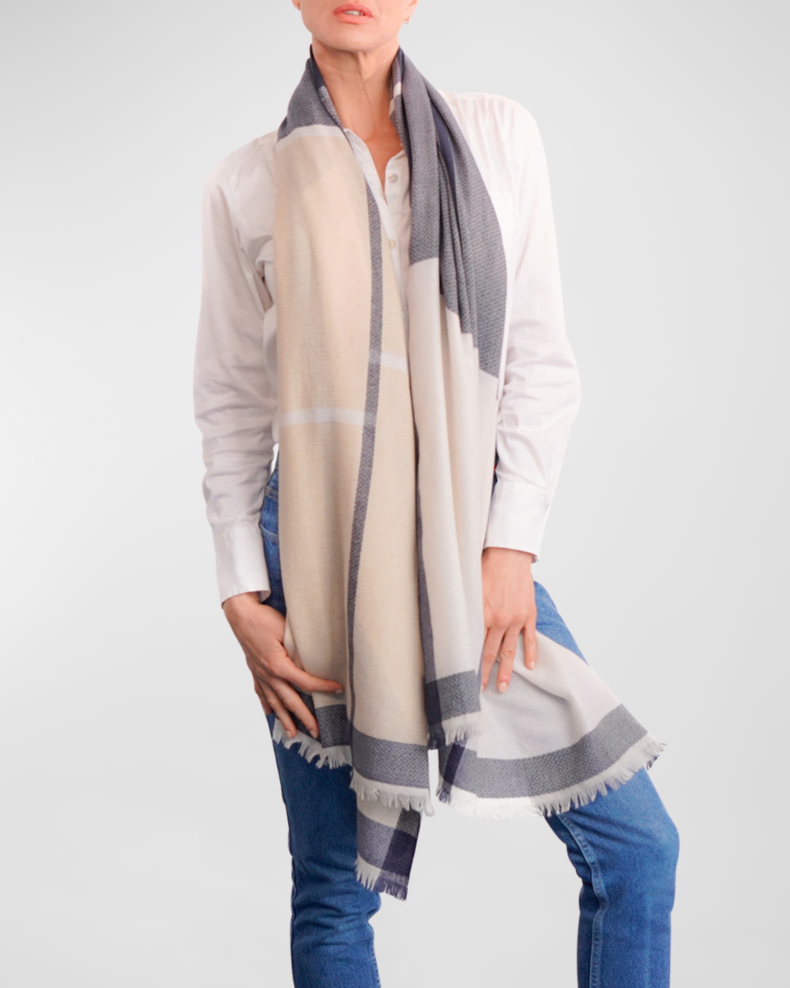Ian Saude Brera Cashmere Wrap