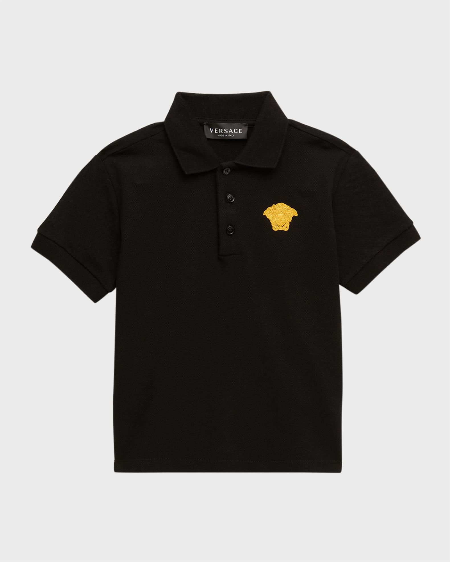 Boy's Embroidered Medusa Polo Shirts Neiman Marcus