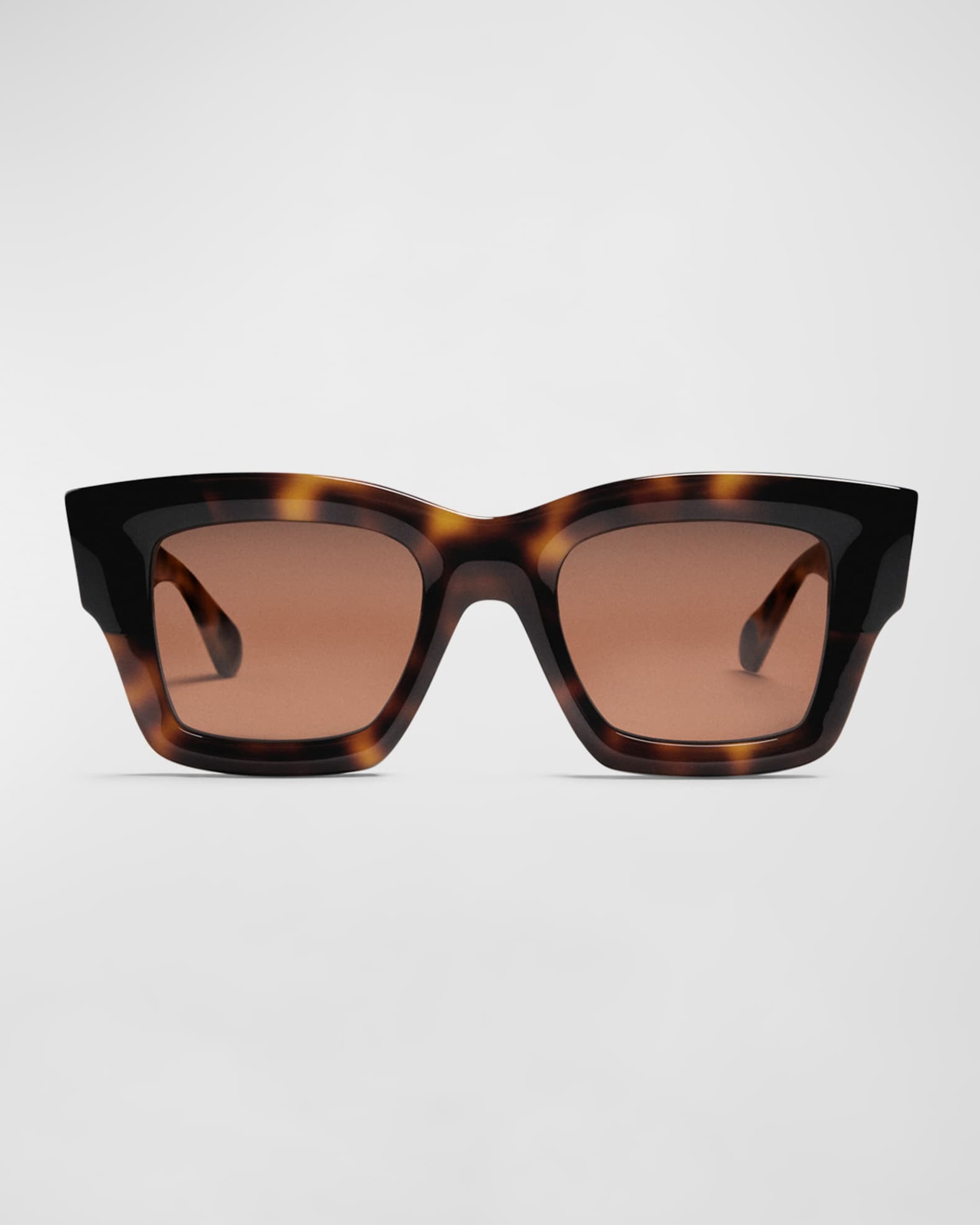 Les Lunettes Baci Square Acetate Sunglasses  0