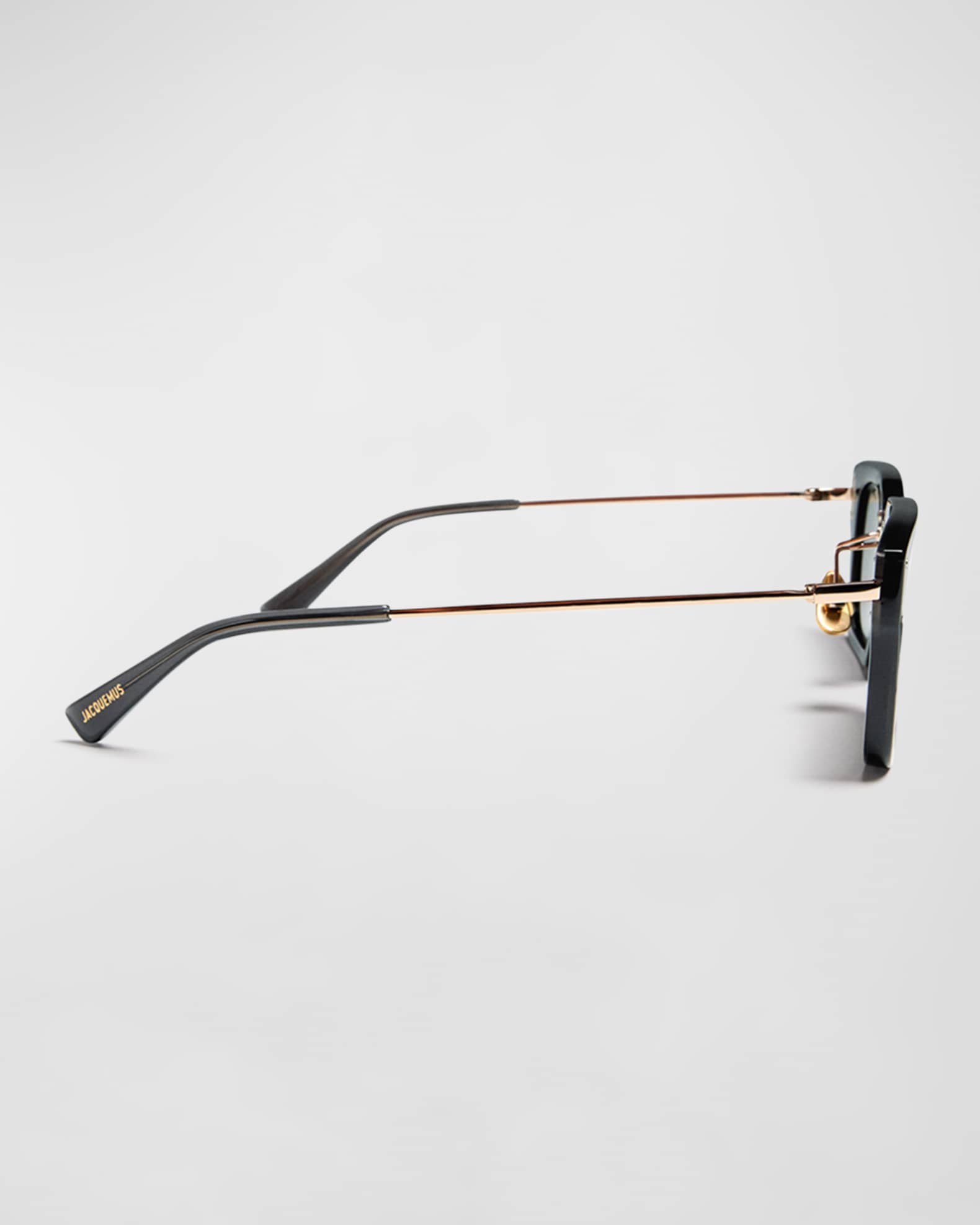 Les Lunettes Soli Acetate Rectangle Sunglasses