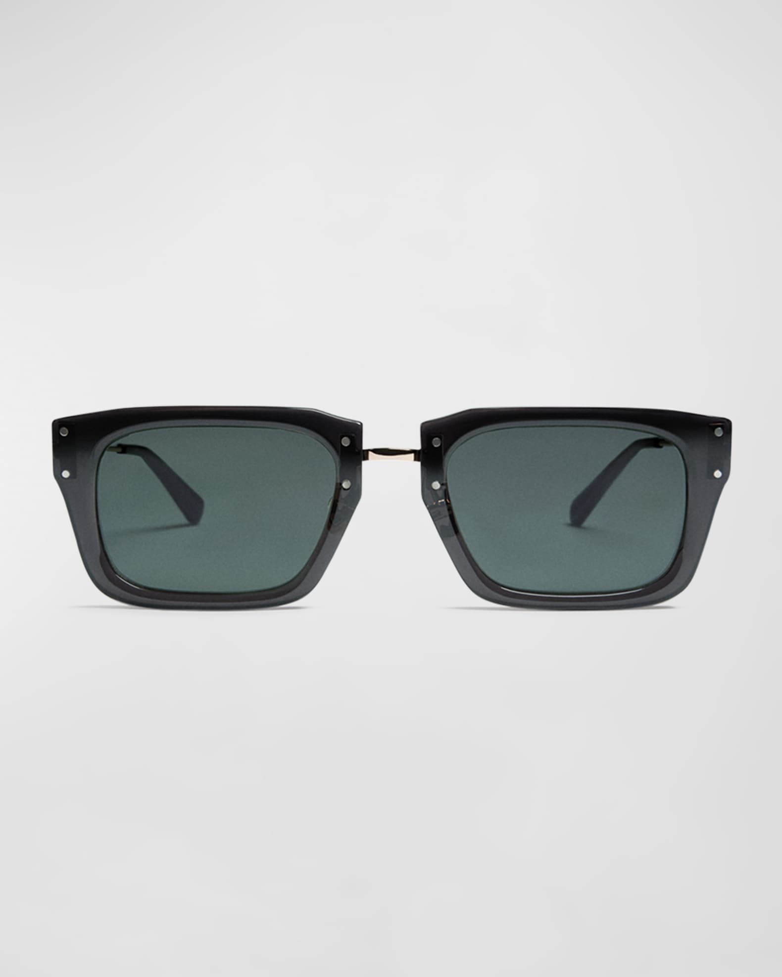Les Lunettes Soli Acetate Rectangle Sunglasses