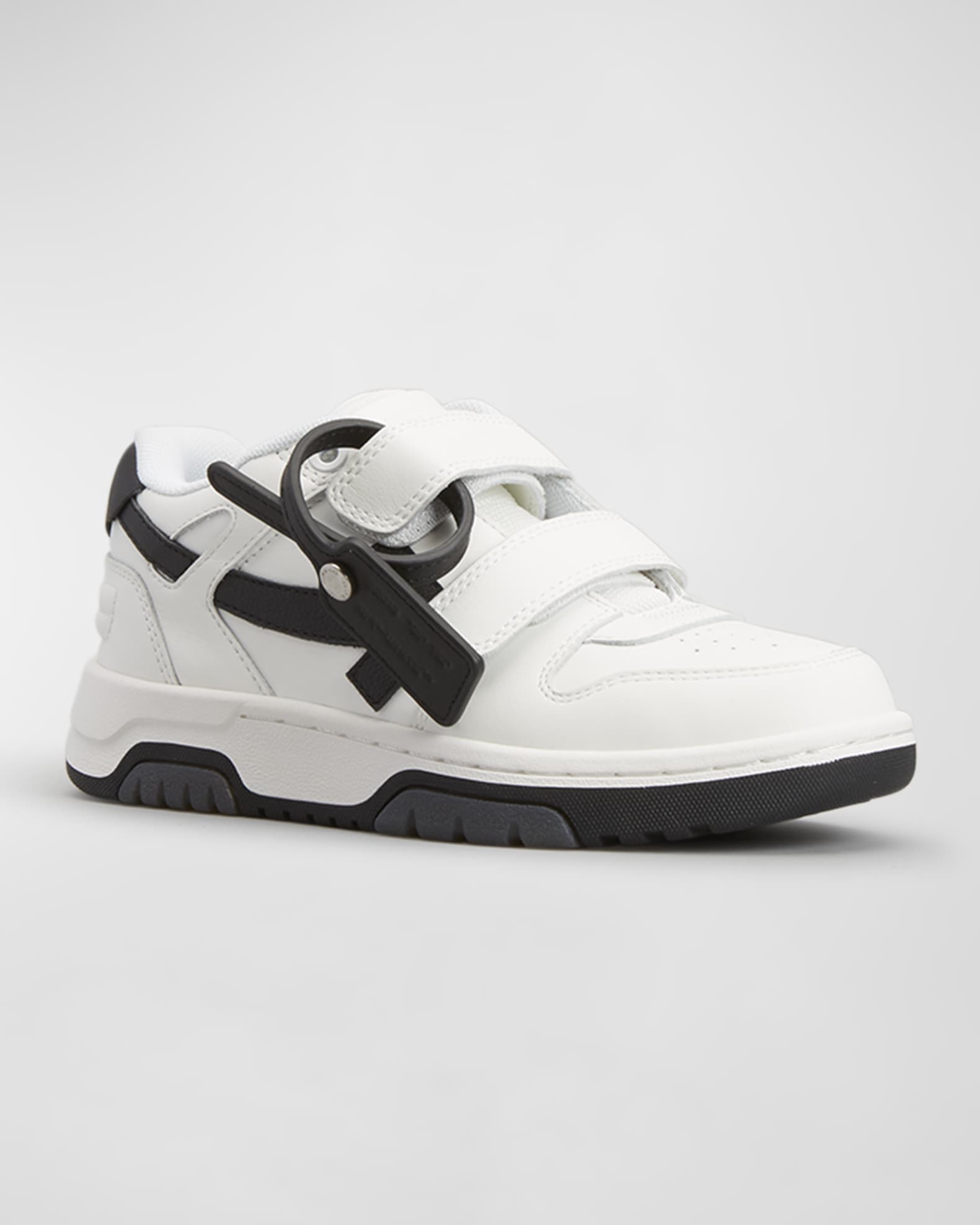 Off-White Kid's Out Of Office Leather Sneakers, Size Toddler/Kids ...