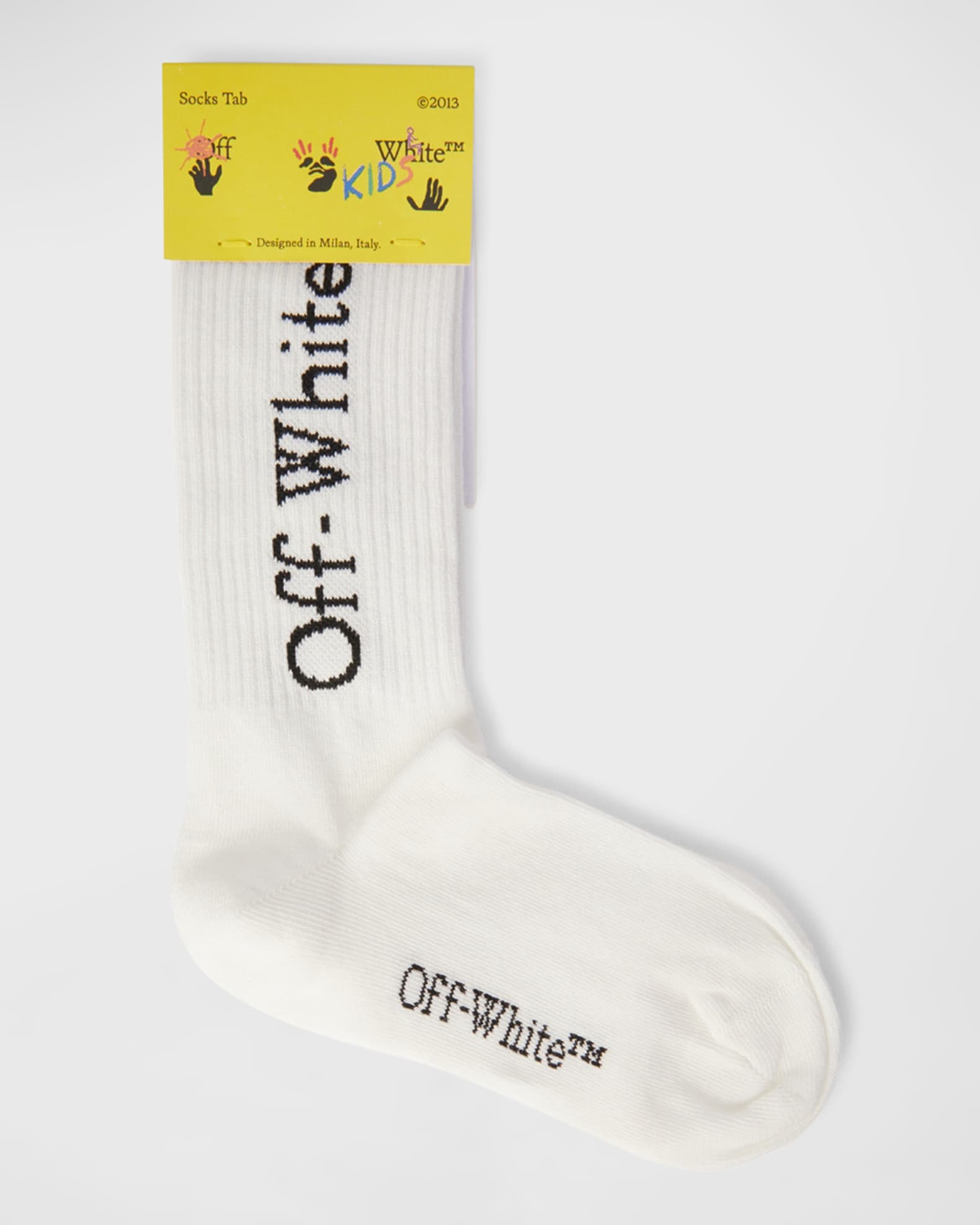 Off-White c/o Virgil Abloh Logo-jacquard Cotton Socks in White
