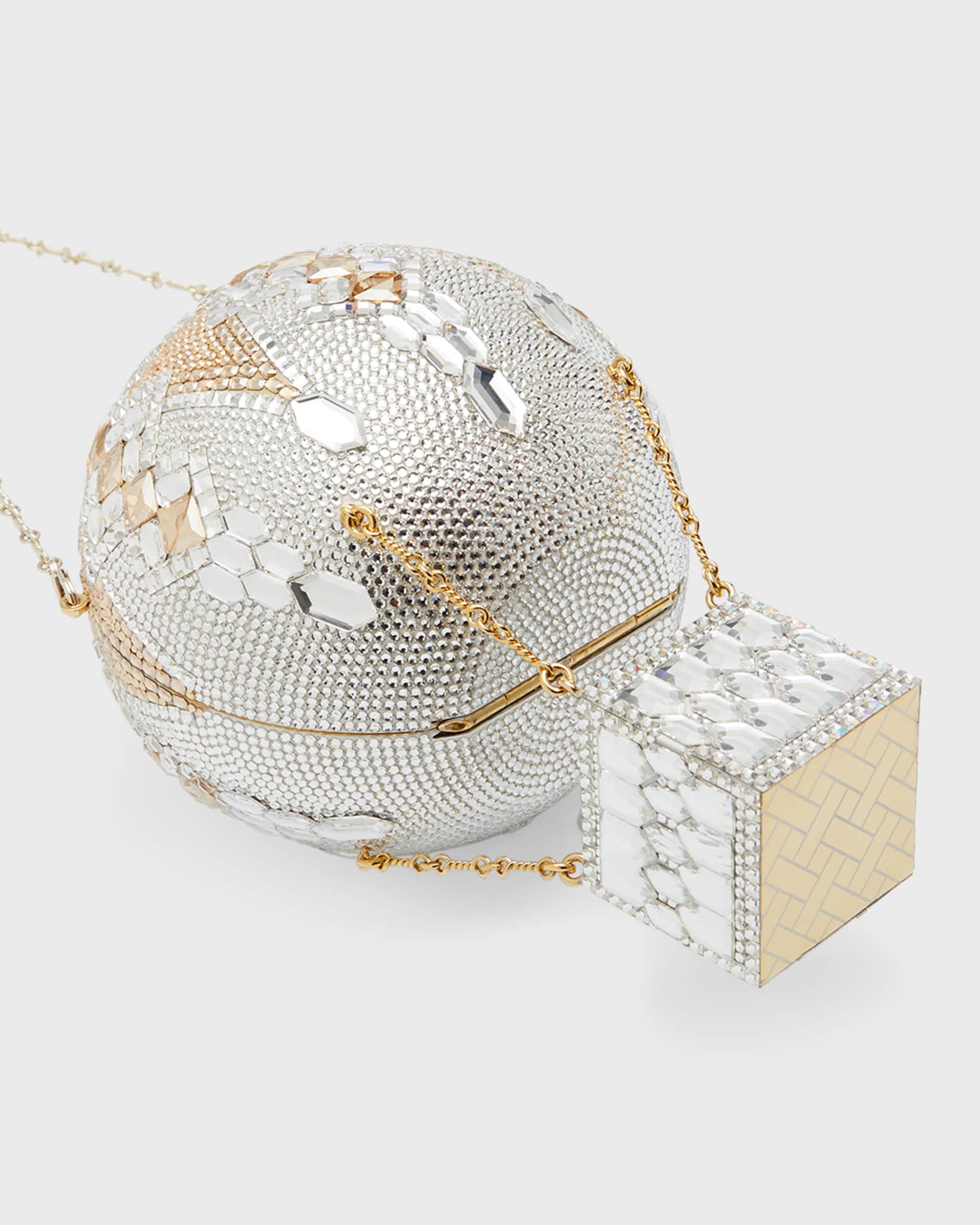 Judith Leiber Couture Hot Air Balloon Crystal Minaudiere Bag Neiman Marcus