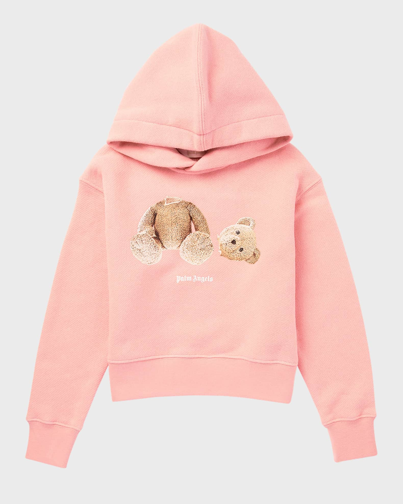 Palm Angels Girl's Classic Bear Logo-Print Hoodie, Size 4-12 | Neiman ...