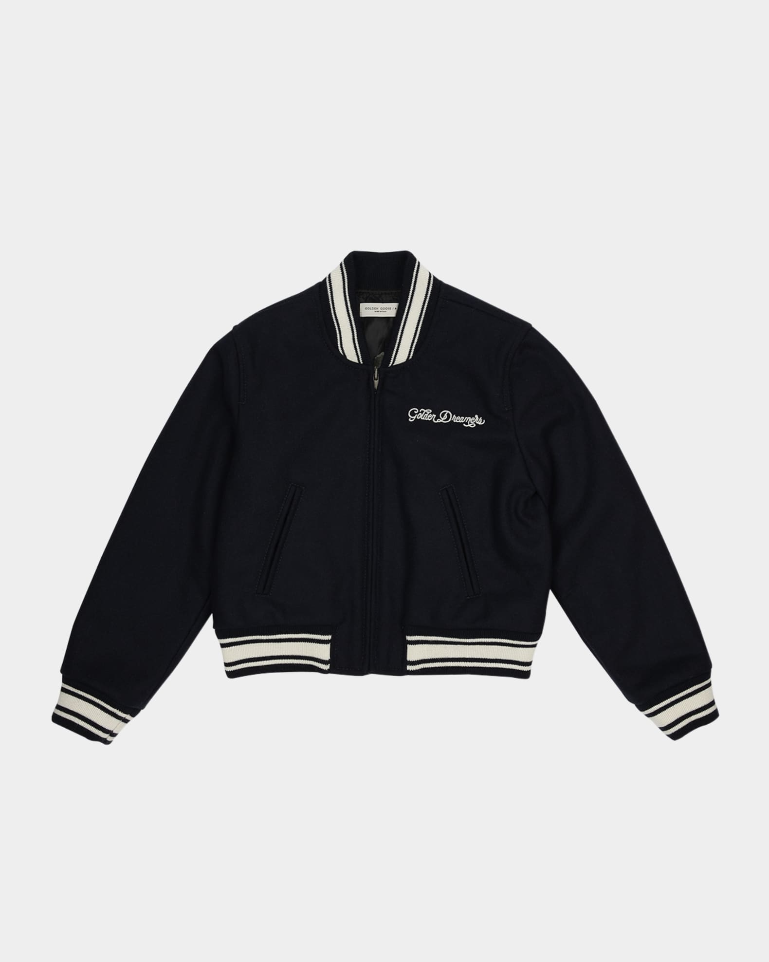 Girl's Golden Dreamers Embroidered Bomber Jacket, Size 4-10 0