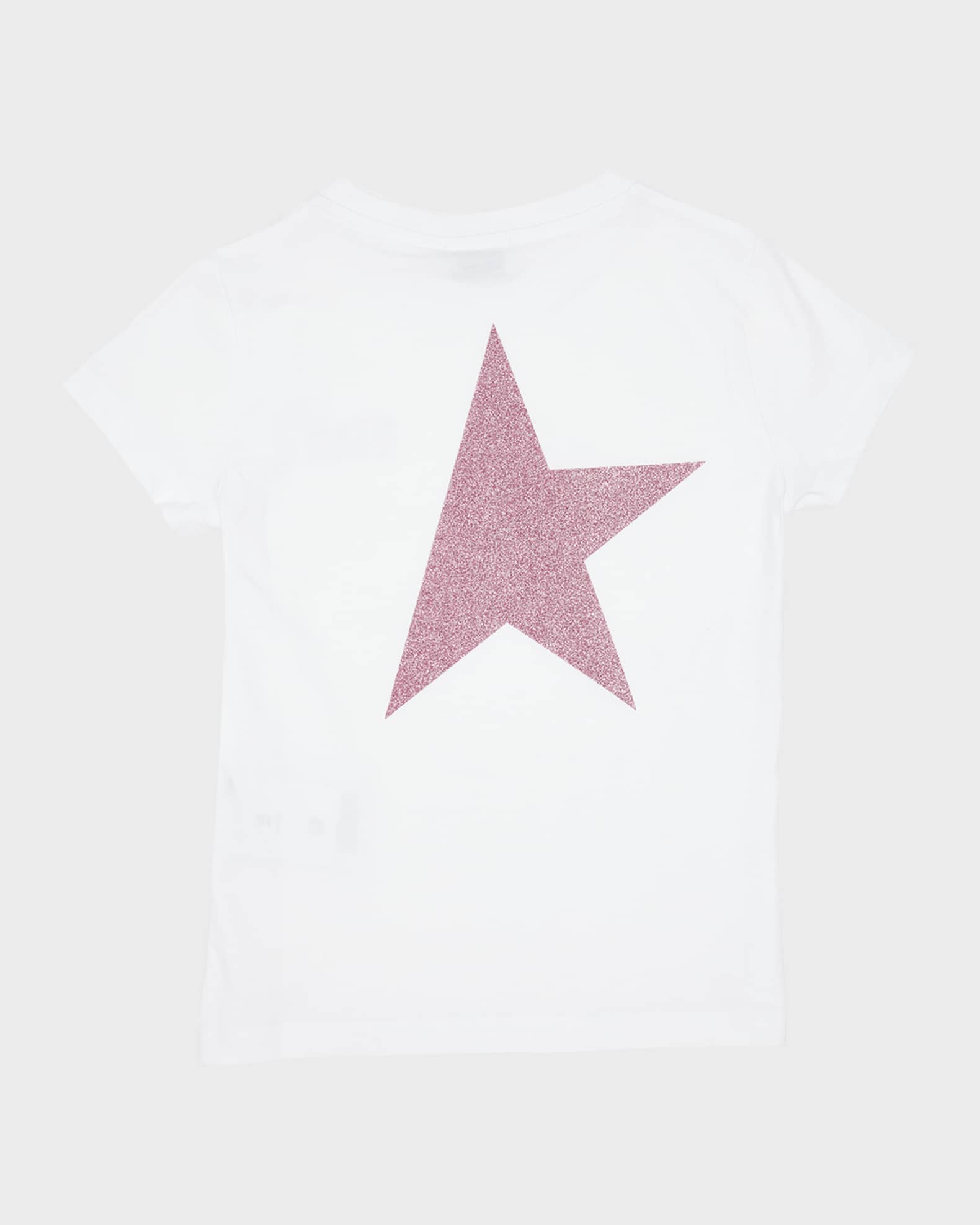 Girl's Glitter Logo-Print T-Shirt, Size 12 1