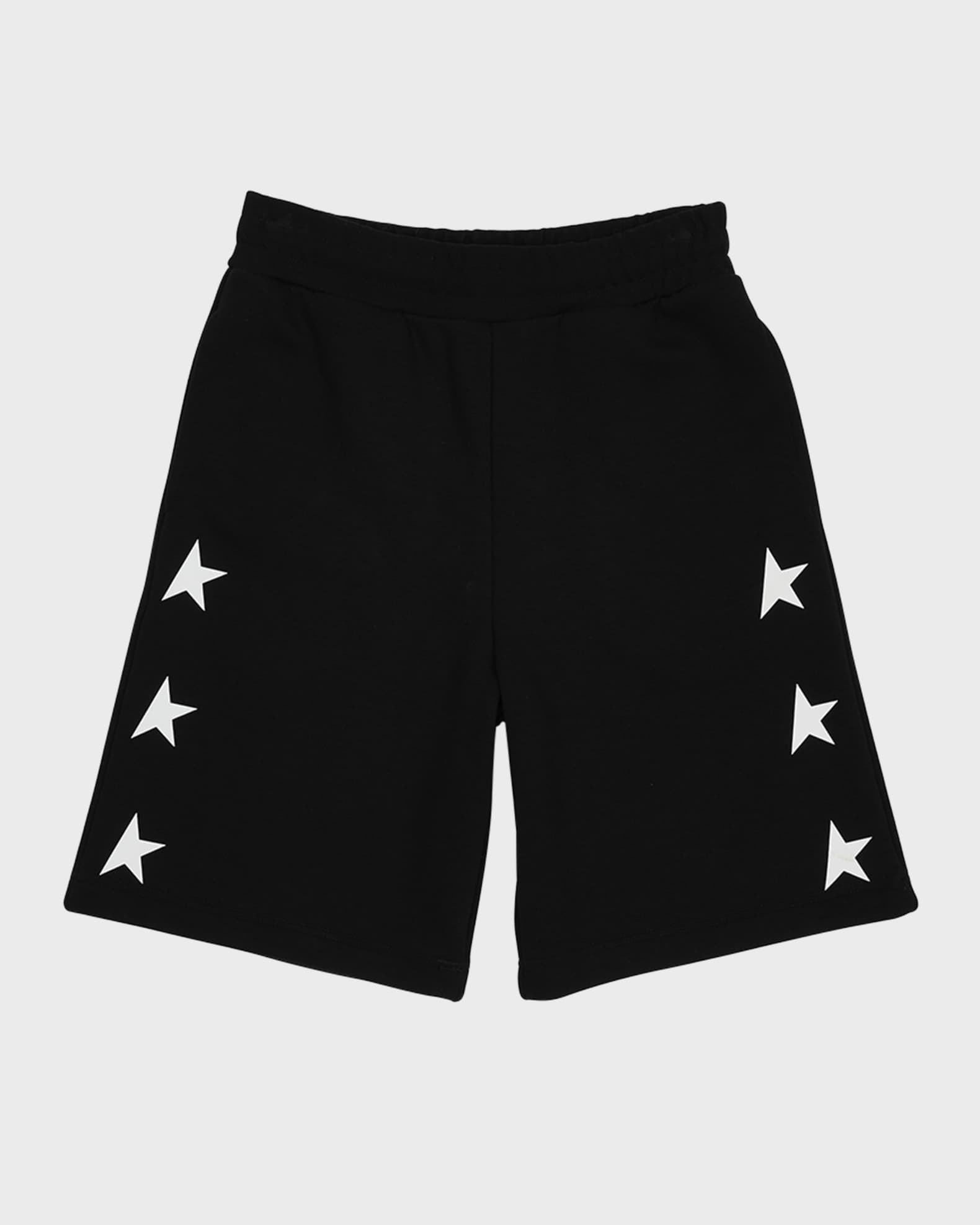 Boy's Star-Printed Wide Leg Shorts, Size 12 0