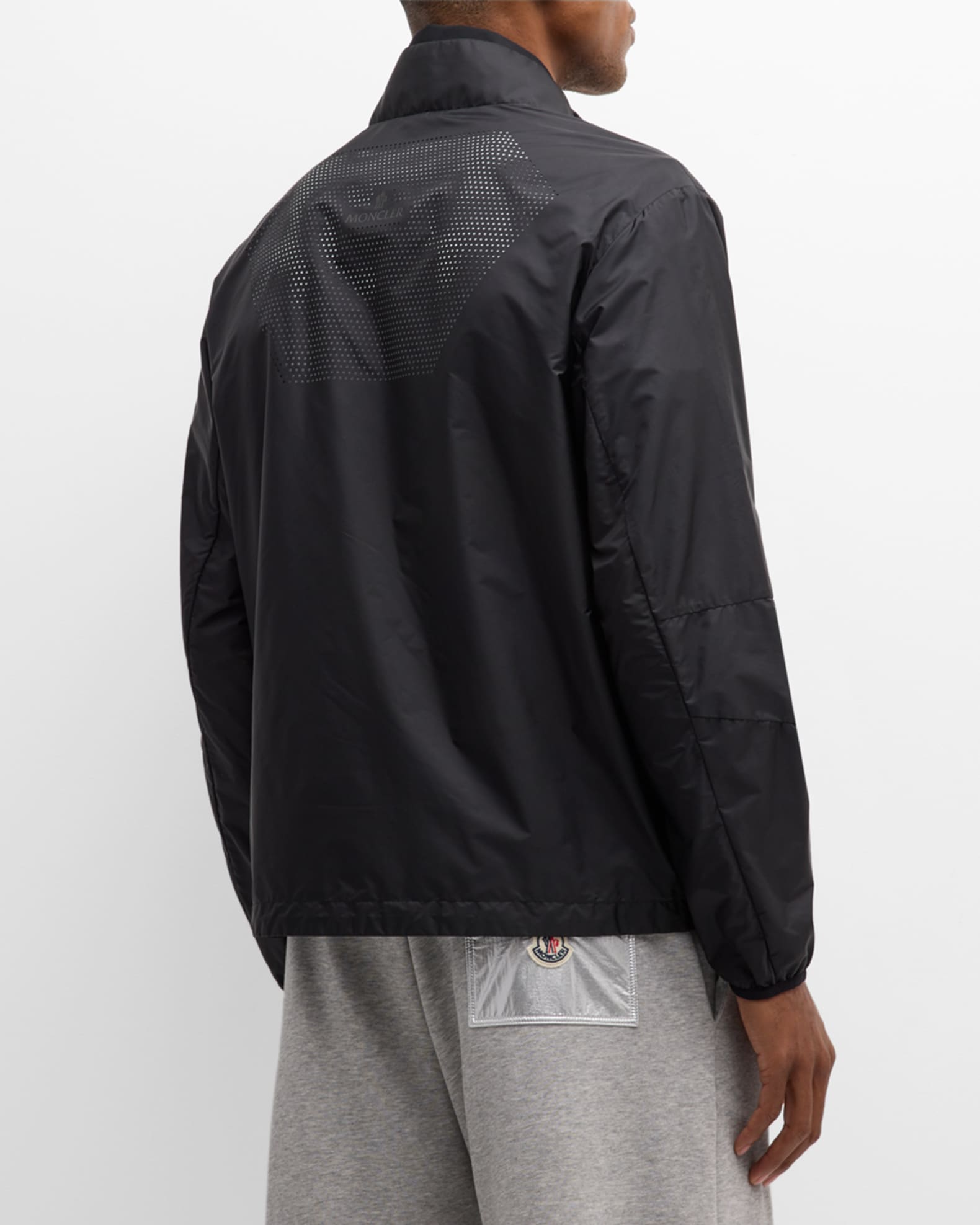 歯科医師 MONCLER CEZANNE ZIP-UP NYLON JACKET メンズ