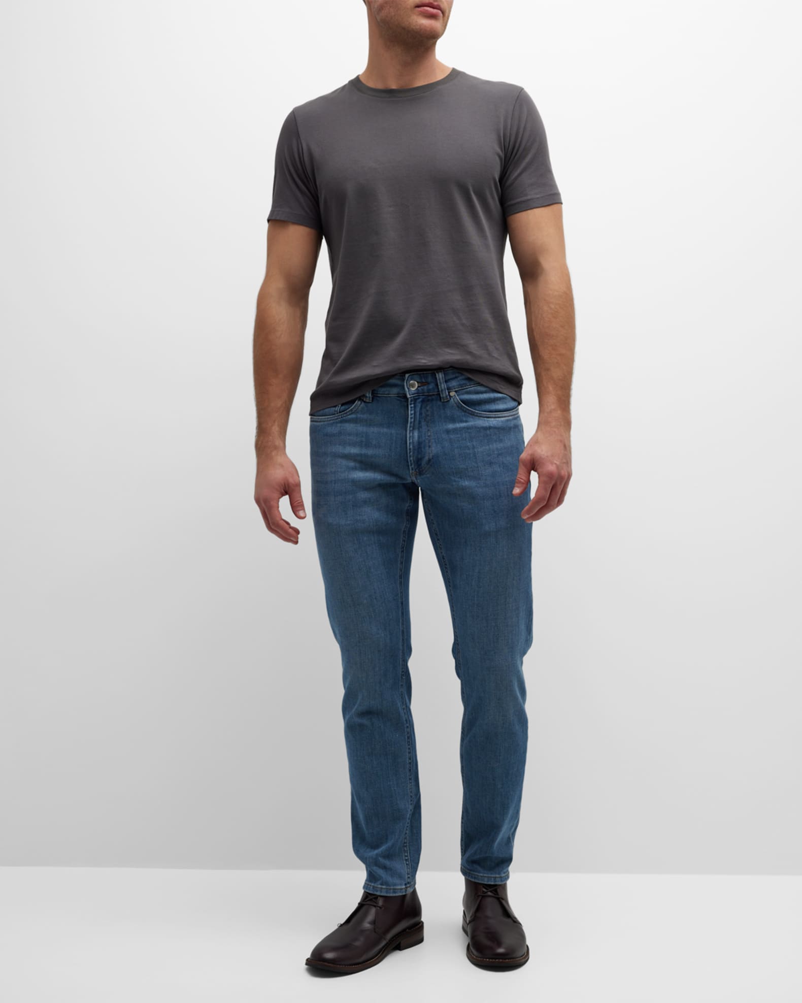 Peter Millar Men's Stretch Denim 5-Pocket Jeans | Neiman Marcus