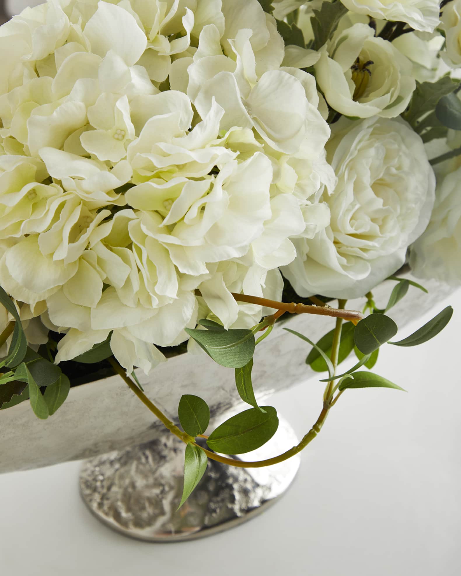 Silver Moonlight Faux-Floral Arrangement  1
