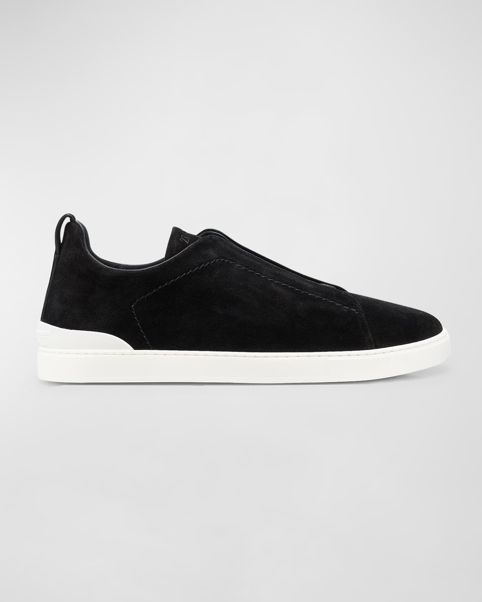 Men's Triple Stitch Suede Sneakers 0
