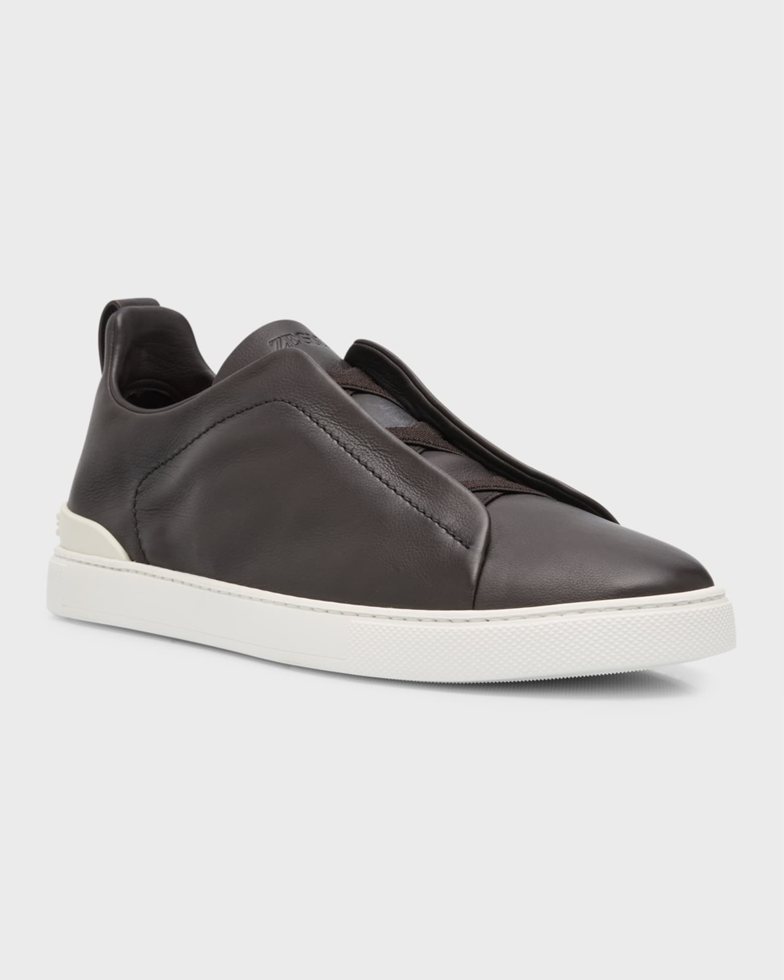 Men's Triple Stitch SECONDSKIN Leather Slip-On Sneakers