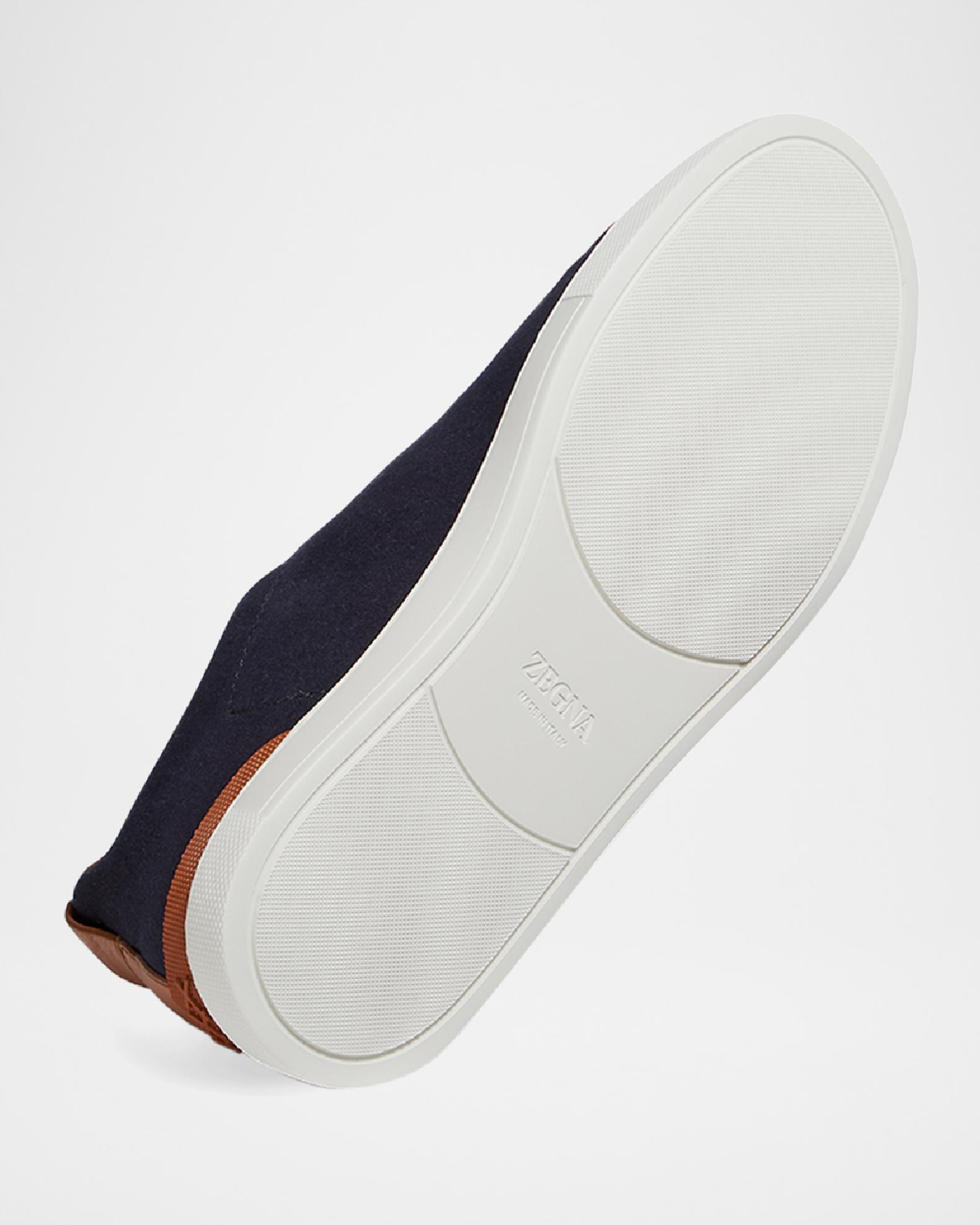 Men's Triple Stitch Deerskin Leather Sneakers | Neiman Marcus