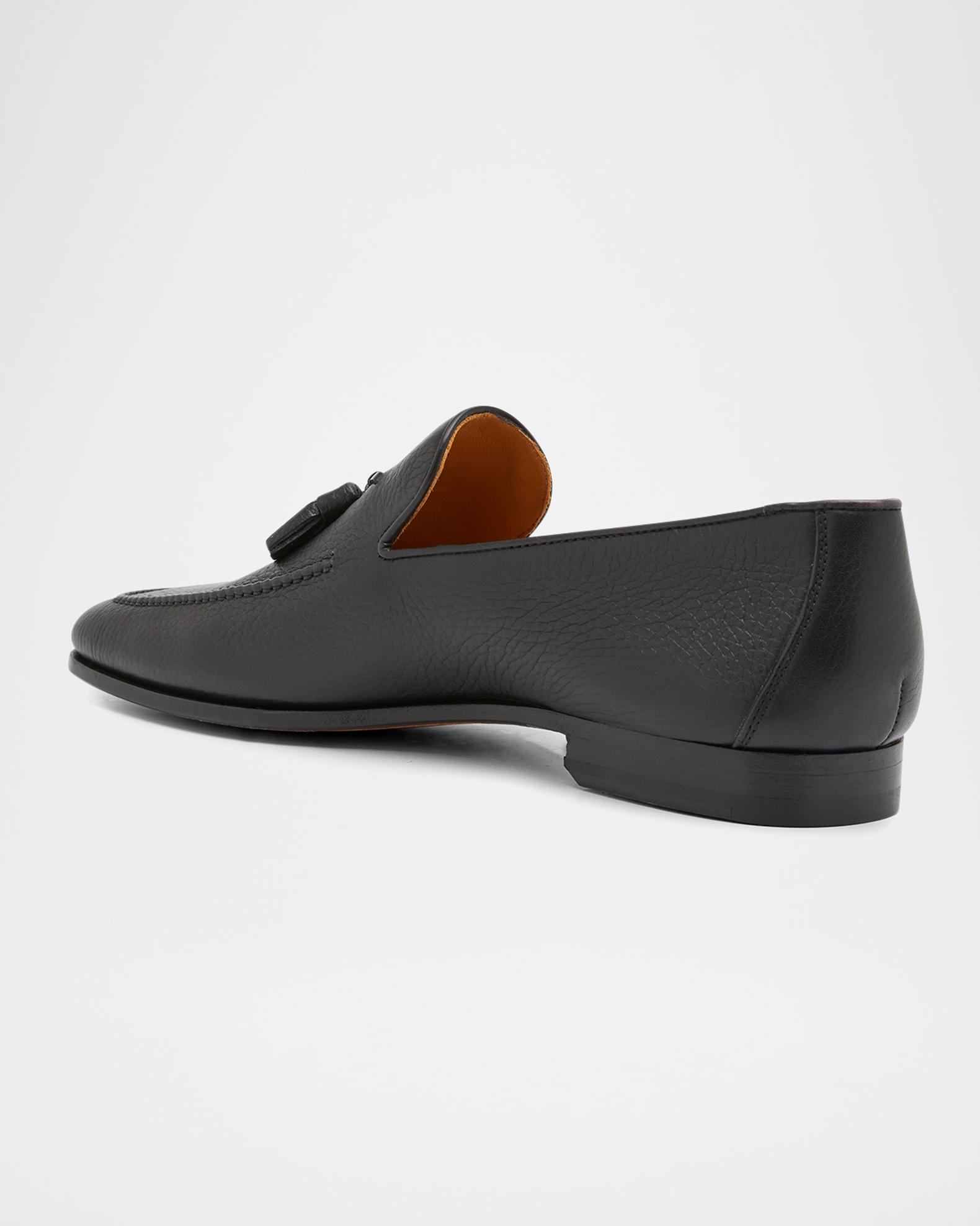 Magnanni Men\'s SZ 10 M Black Suede Loafer Silver Buckle 6243 Made In Spain Silos Men main image 4