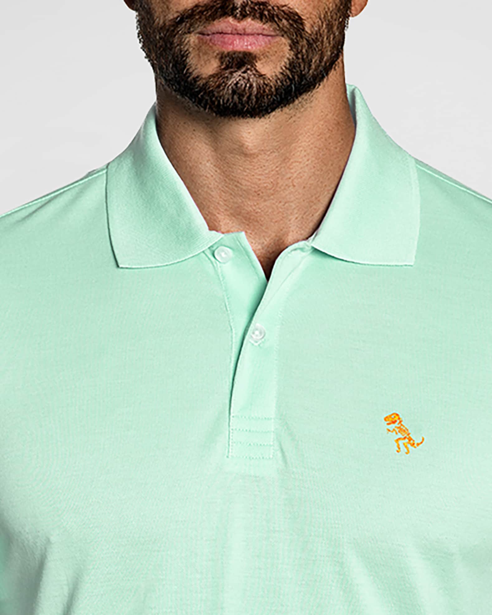 Jared Lang Men's Pima Cotton Polo Shirt | Neiman Marcus