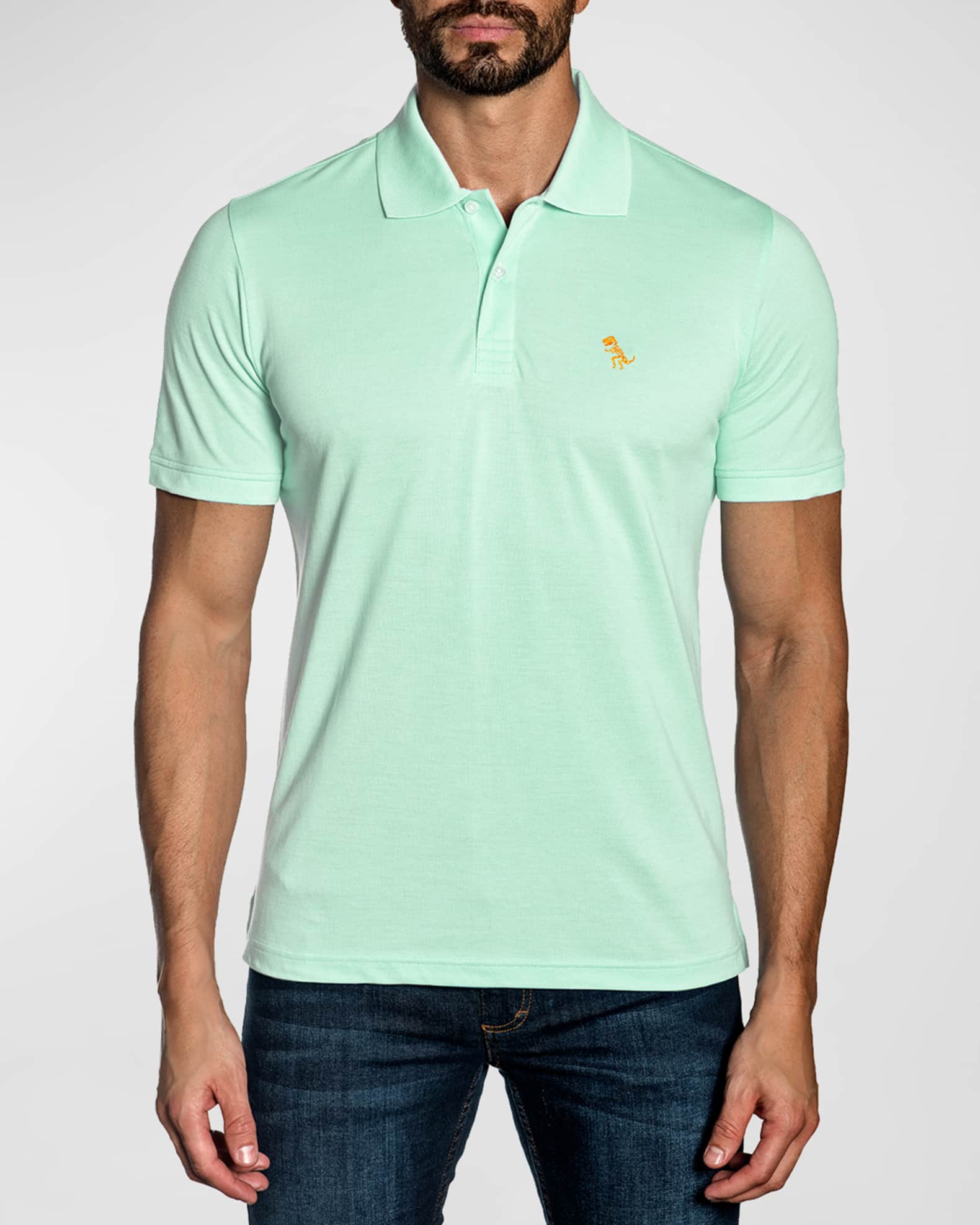 Men's pima cotton polo shirts sales