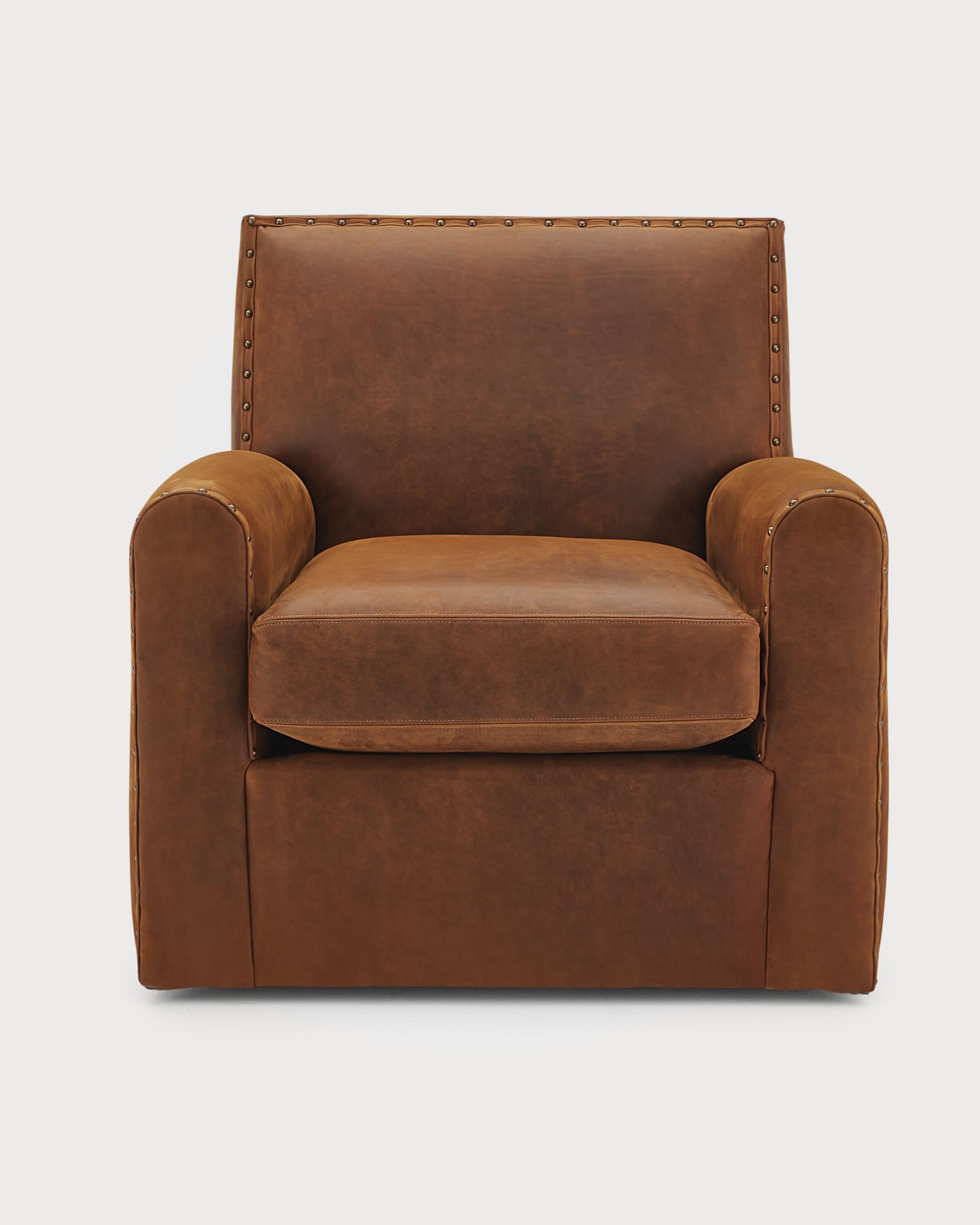 Craig Leather Swivel Chair  1