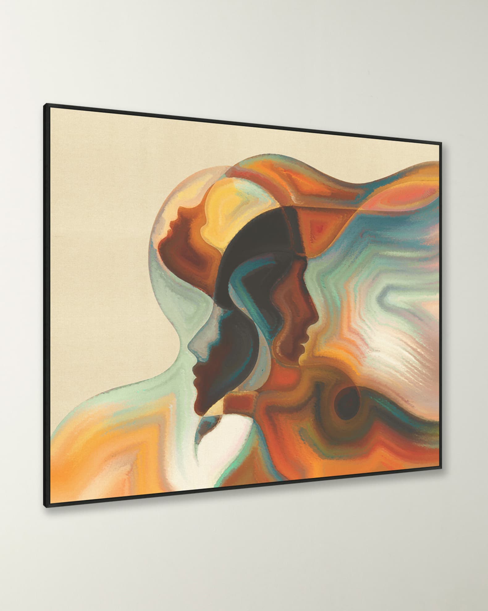 "Faces In The Crowd" Giclee Art  1