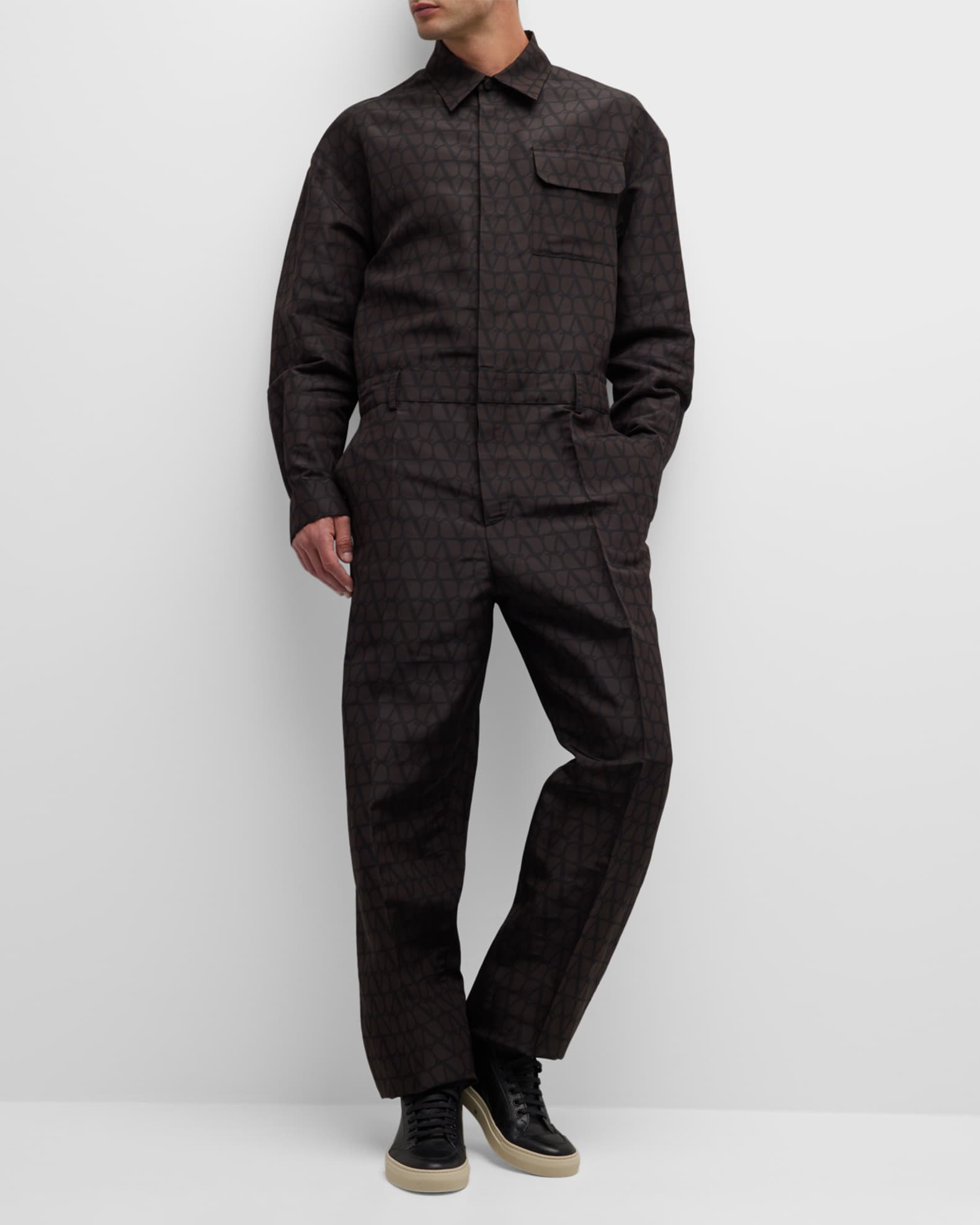Silk mens jumpsuit discount