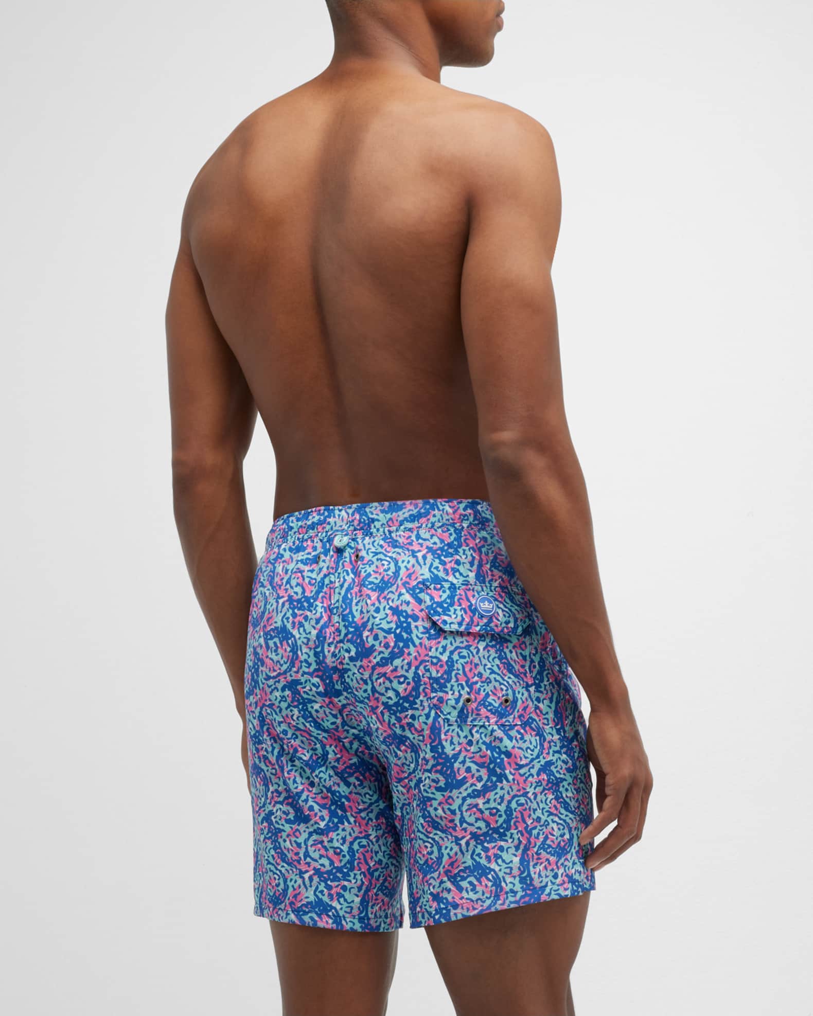 Peter Millar Men's Hammerhead Camo Swim Trunks Neiman Marcus