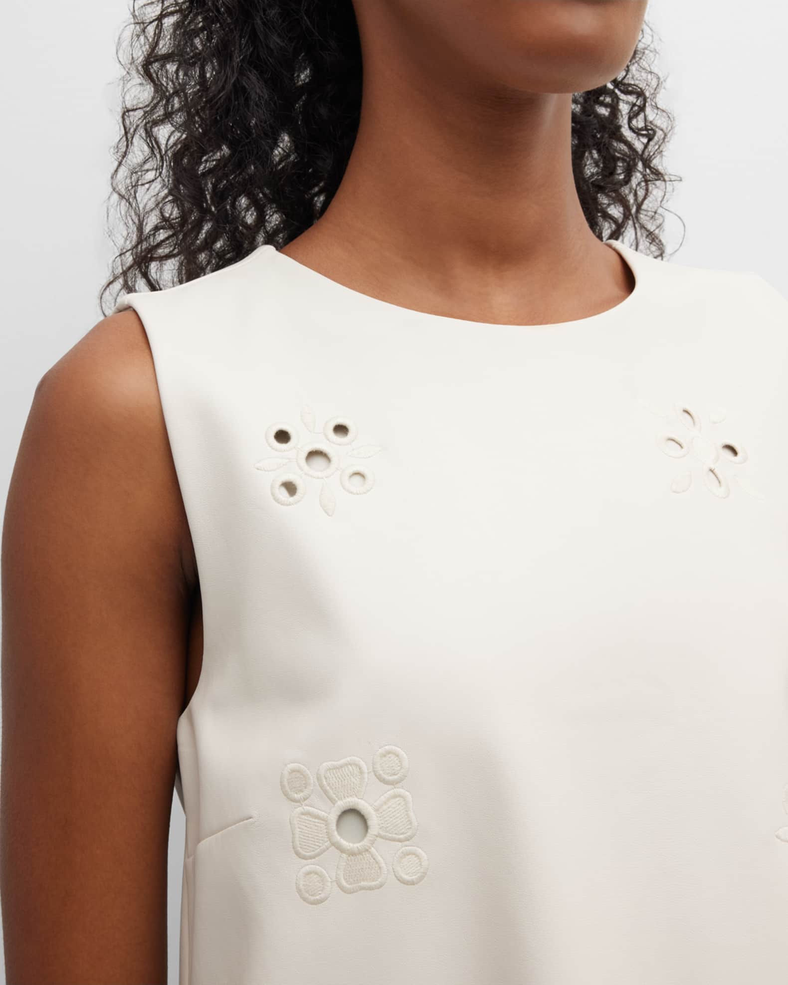 Eyelet Shift Dress main image 0