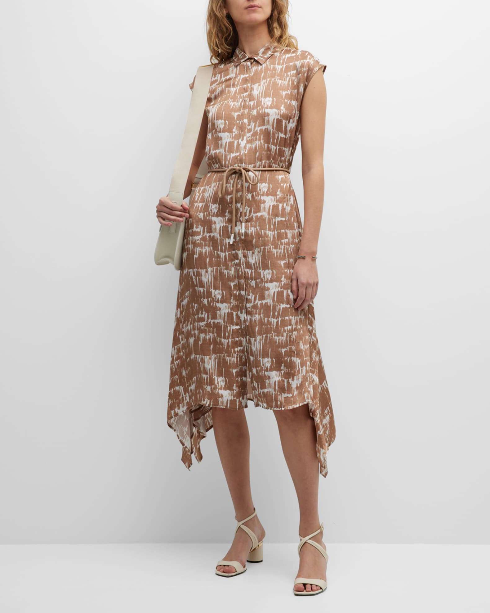 Warehouse snake print shirt dress online