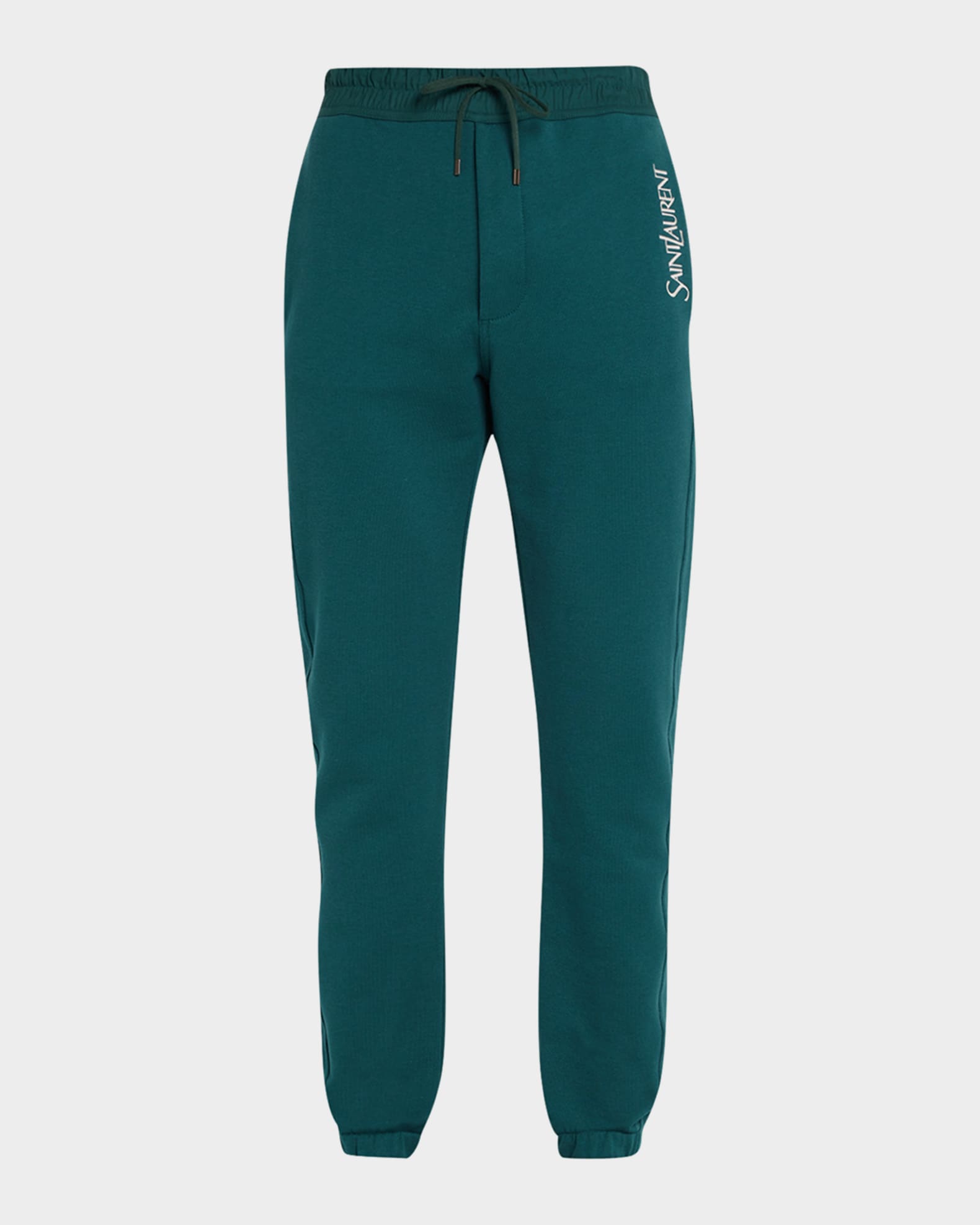 Saint Laurent Men's Cassandra Terry Sweatpants